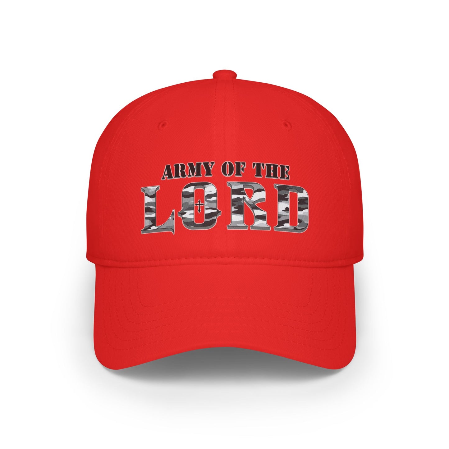 White Camouflage Army Of The Lord Christian Baseball Cap