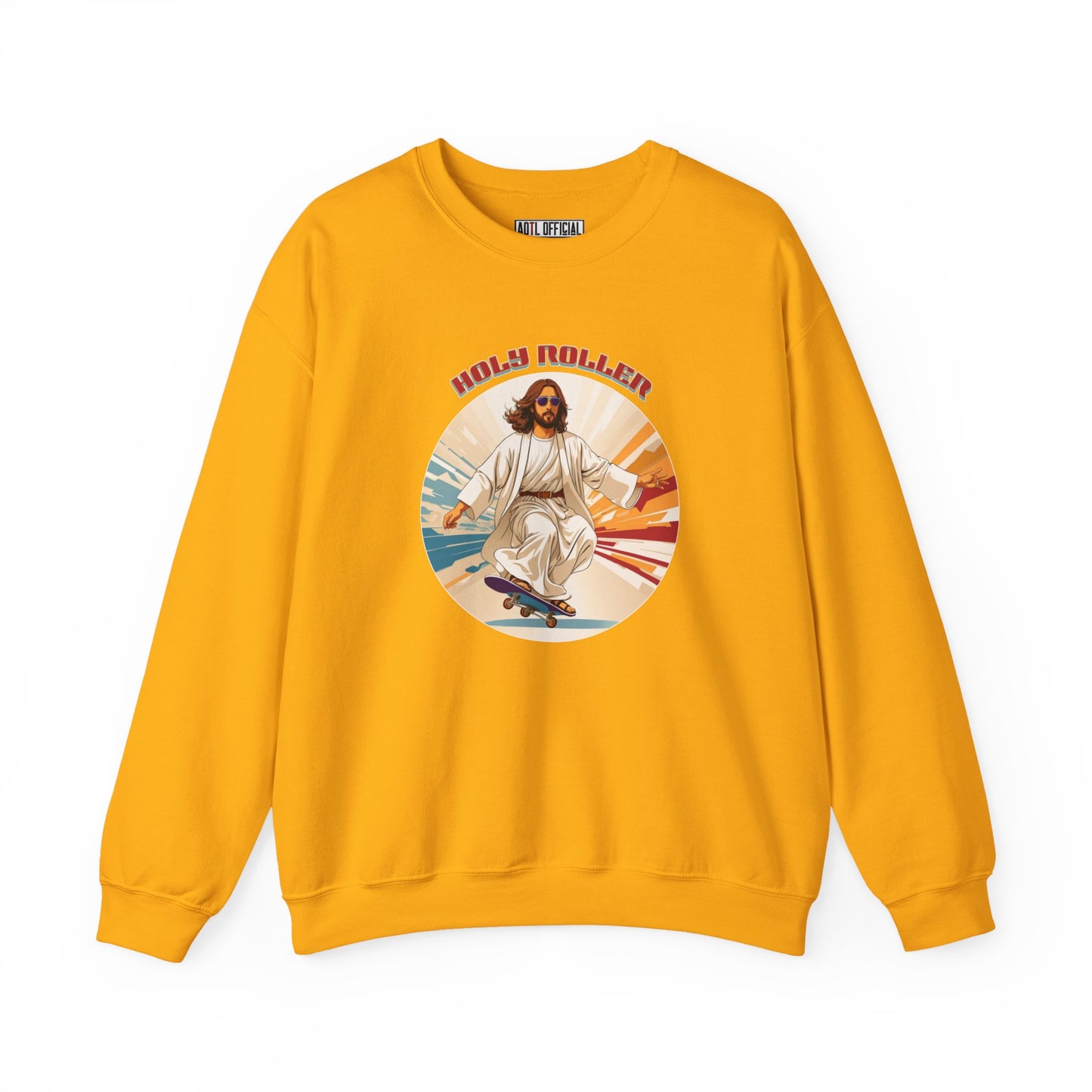 Holy Roller Jesus Unisex Heavy Blend™ Crewneck Sweatshirt