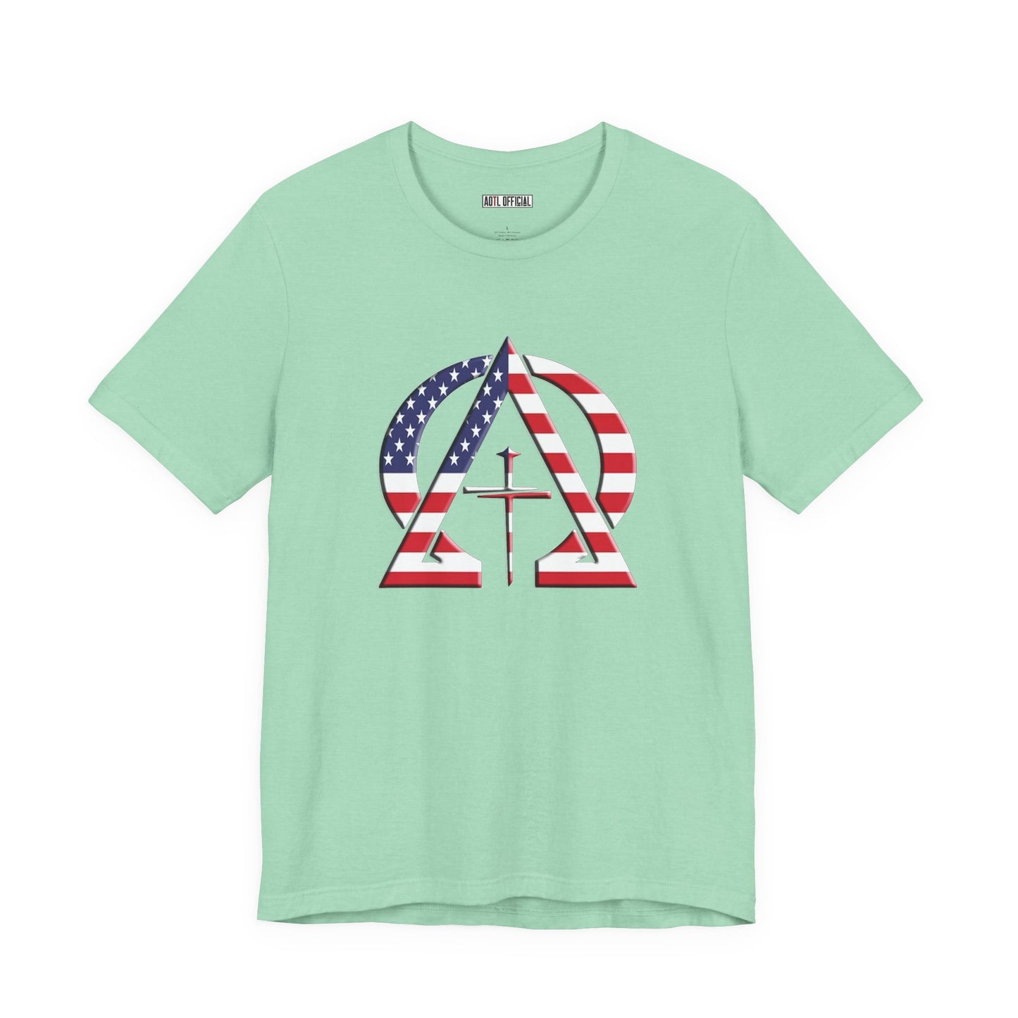 Alpha & Omega United States Of America Unisex Short Sleeve Tee