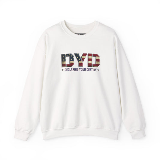 Declaring Your Destiny USA Logo Unisex Heavy Blend™ Crewneck Sweatshirt