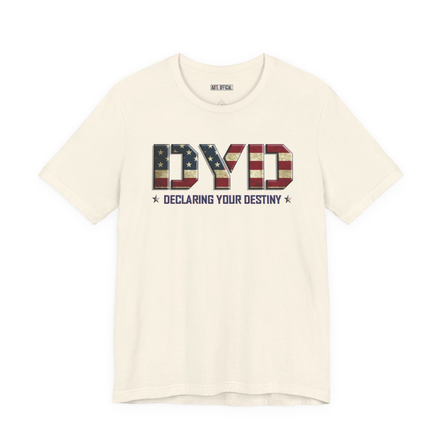 Declaring Your Destiny USA logo/Alpha & Omega USA