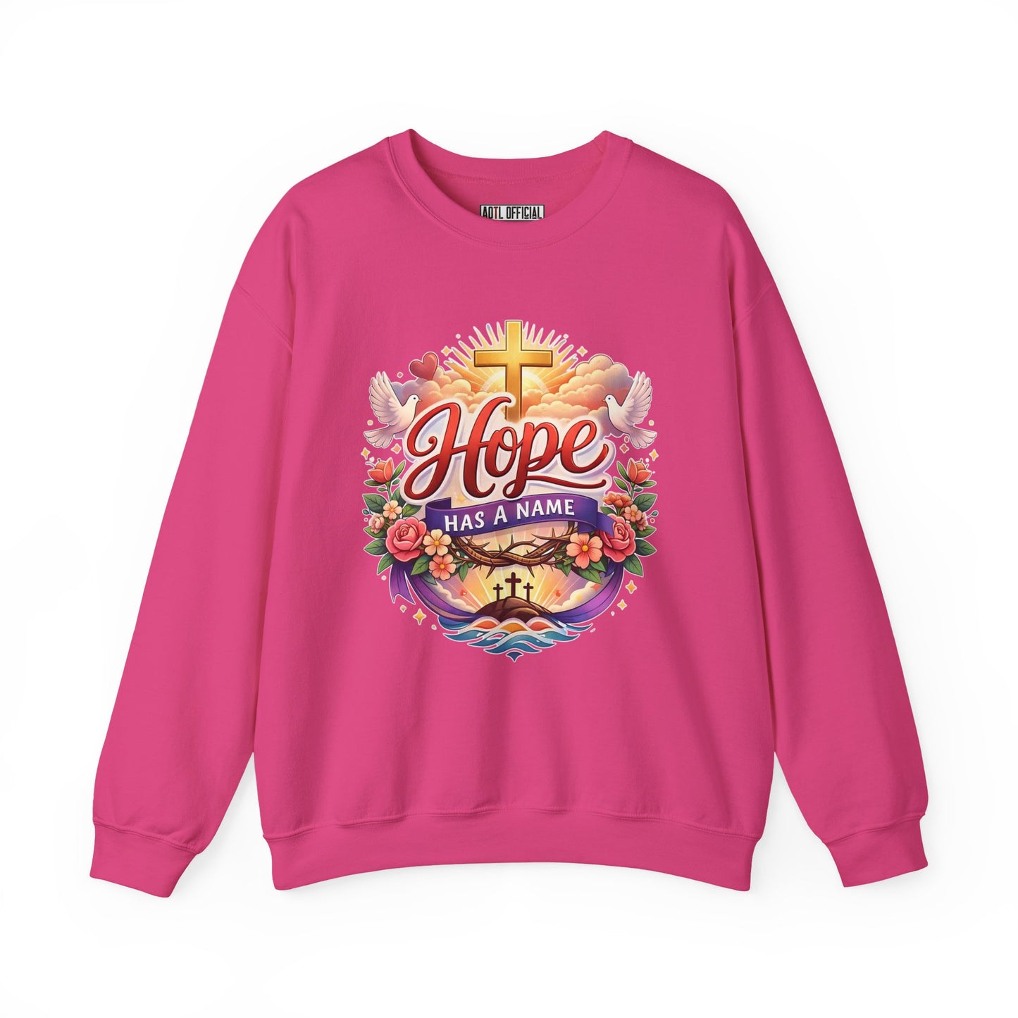 Hope Has A Name Nature Edition Unisex Heavy Blend™ Crewneck Sweatshirt