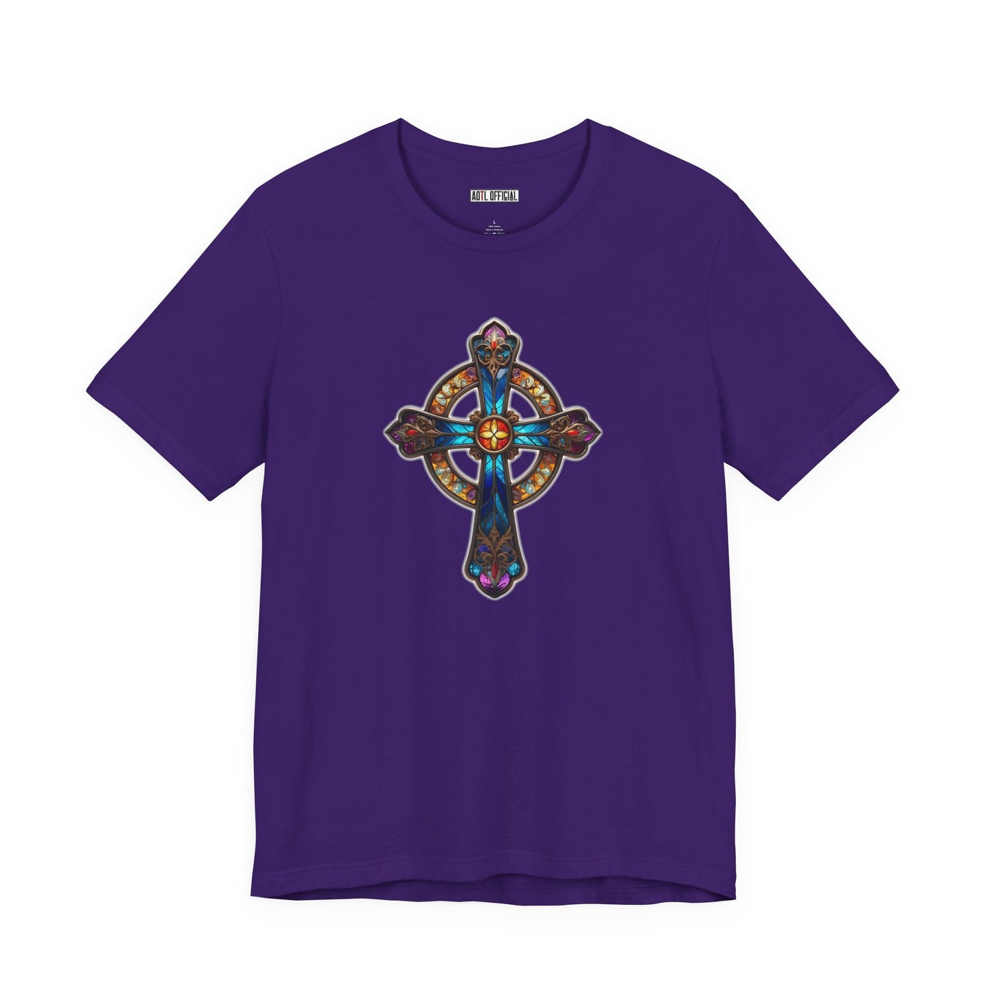 Radiant Cross  Christian Unisex Short Sleeve Tee