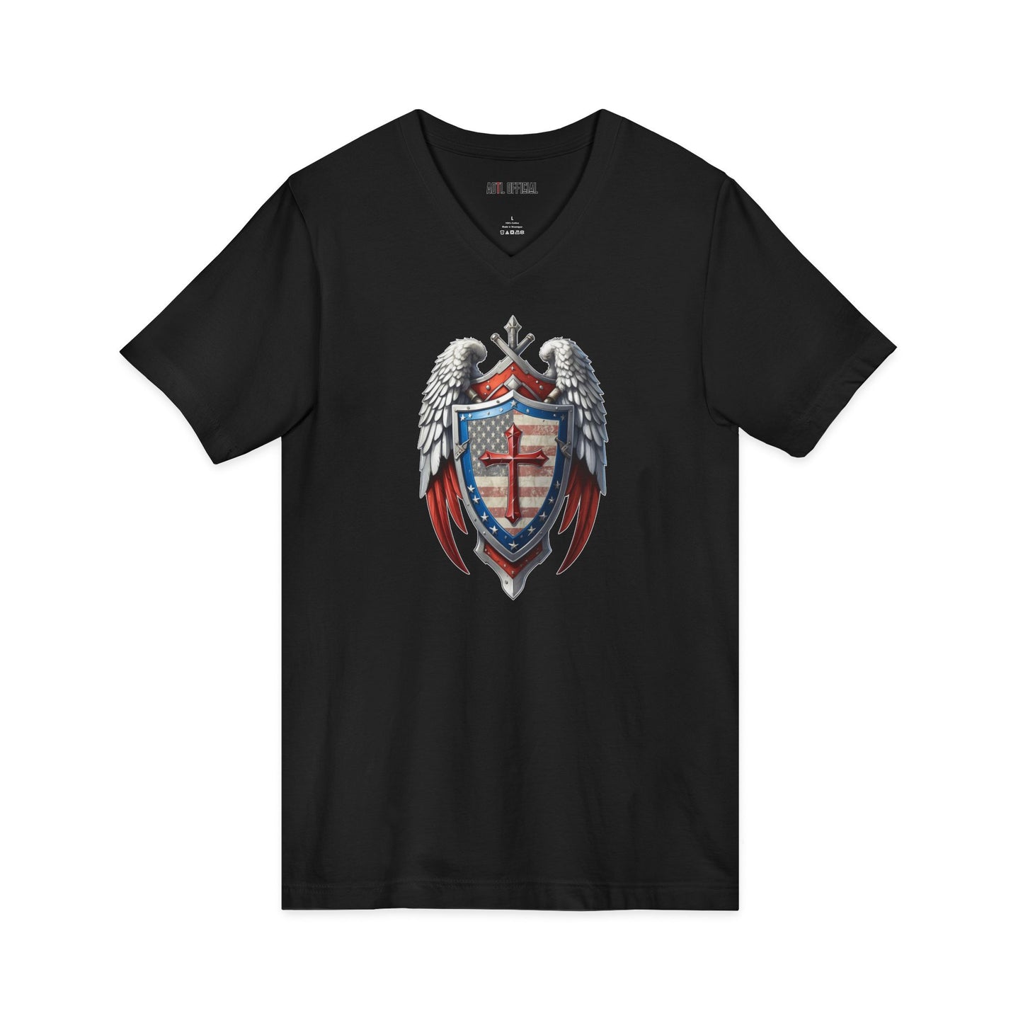 Winged Guardian  V-Neck Tee