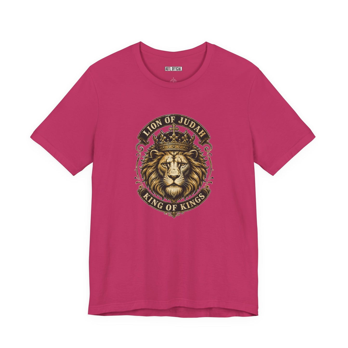 Lion of Judah – King of Kings Christian T-shirt