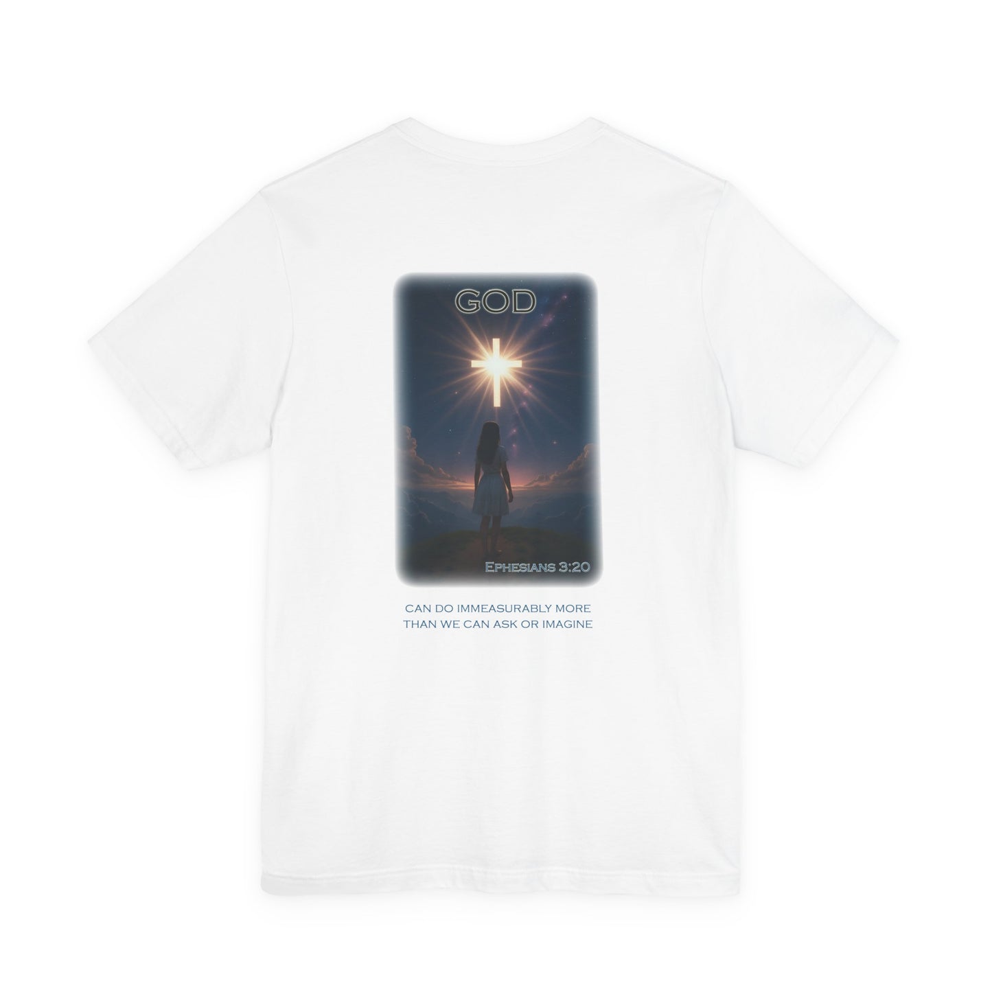 Declaring Your Destiny Lilac & Teal logo/Ephesians 3:20