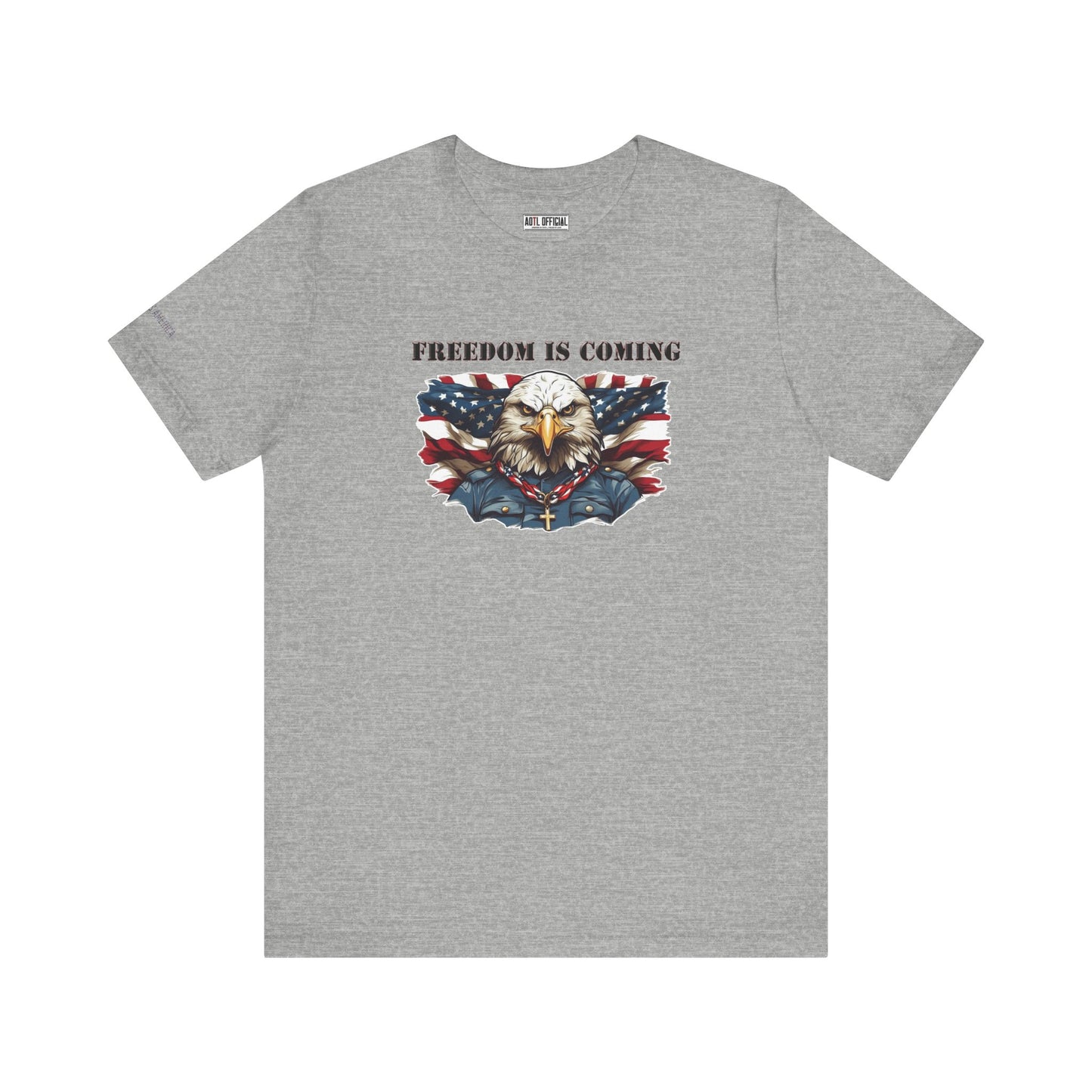 Freedom Is Coming Christian Patriotic Design