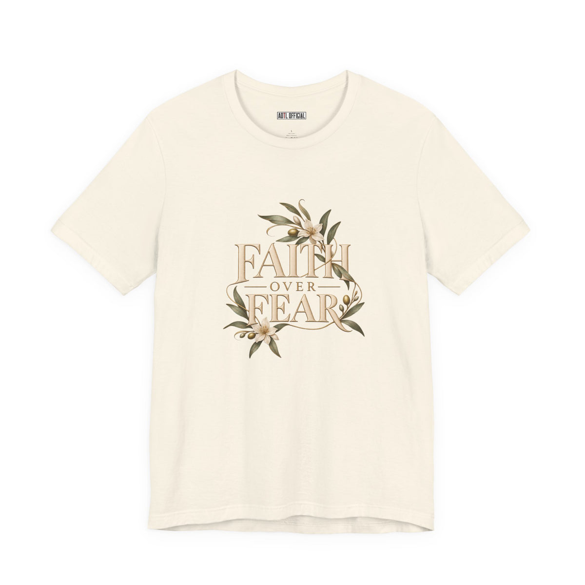 Faith Over Fear Christian T-shirt