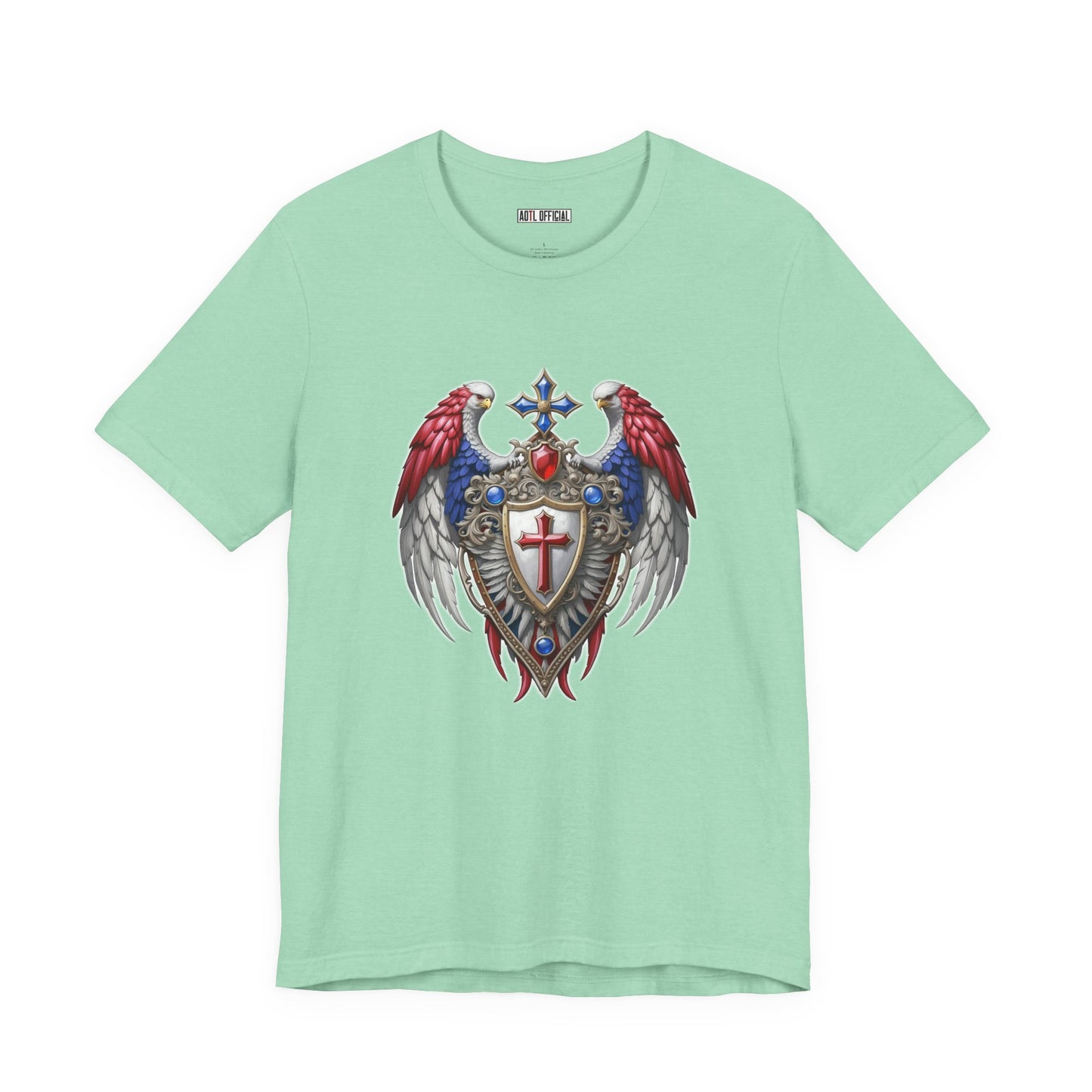 Winged Guardians of Faith Unisex Short Sleeve Tee
