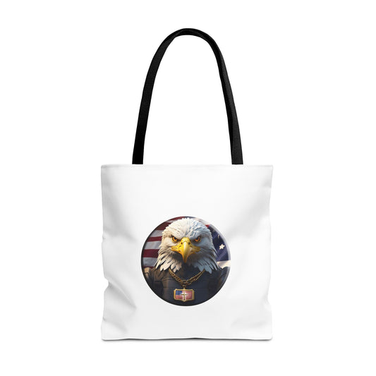 Golden Sentinel Patriotic Christian Tote bag