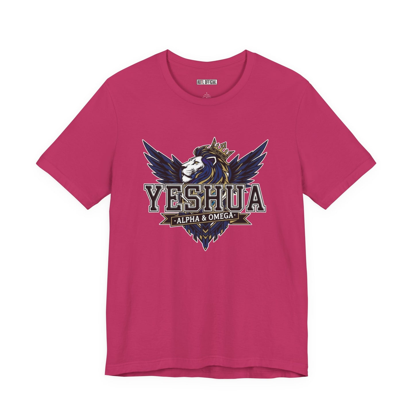 Yeshua: Lion of Judah Reigns Unisex Short Sleeve Tee