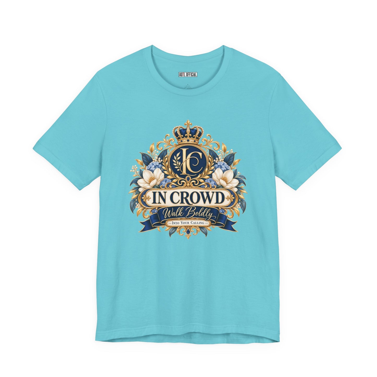In Crowd – Walk Boldly Christian T-shirt
