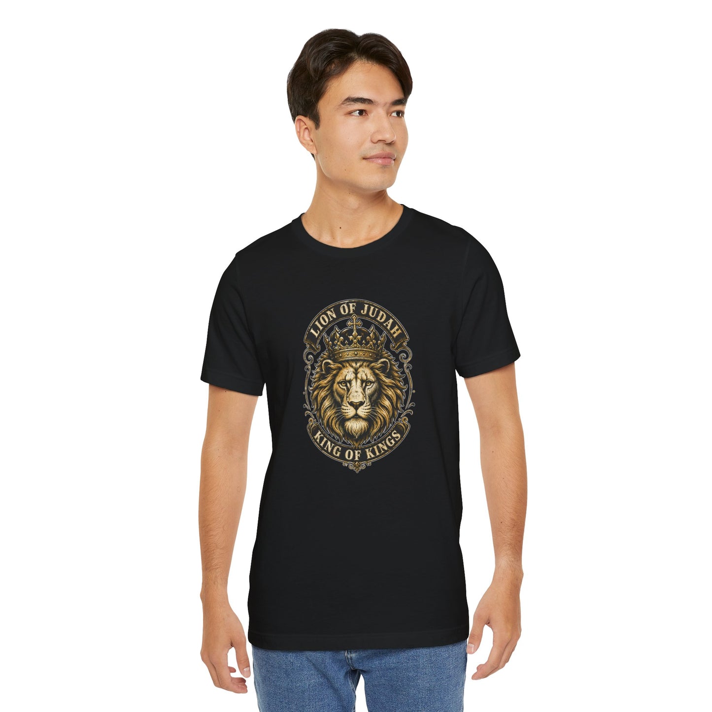 Lion of Judah – King of Kings Christian T-shirt