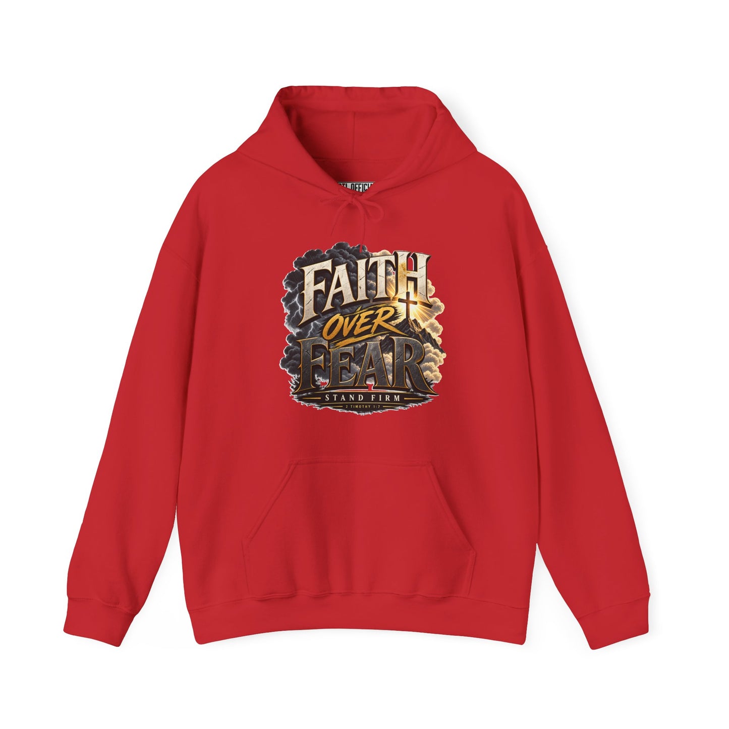 Faith Over Fear – Stand Firm Christian Hoodie