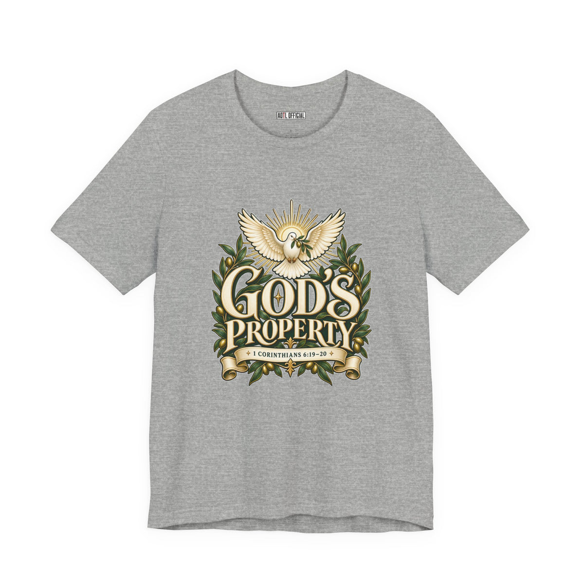 God’s Property — Bought with a Price  Christian T-shirt