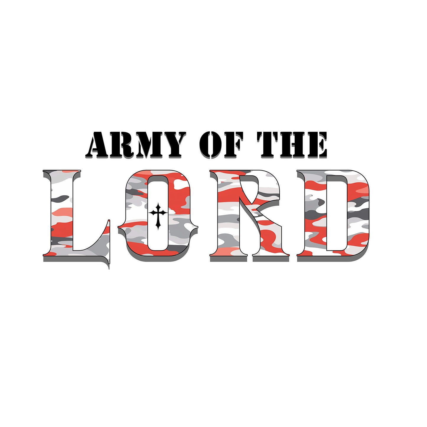 Army Of The Lord Red Camo Unisex Heavy Blend™ Hooded Sweatshirt