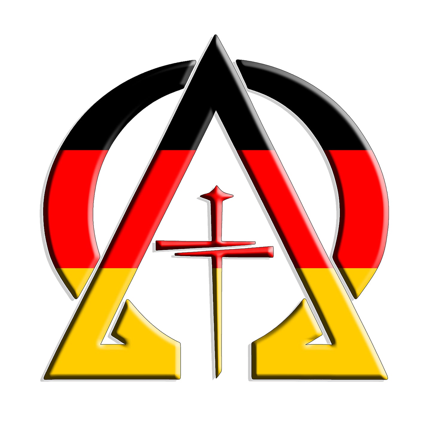 Alpha & Omega Germany Unisex Short Sleeve Tee