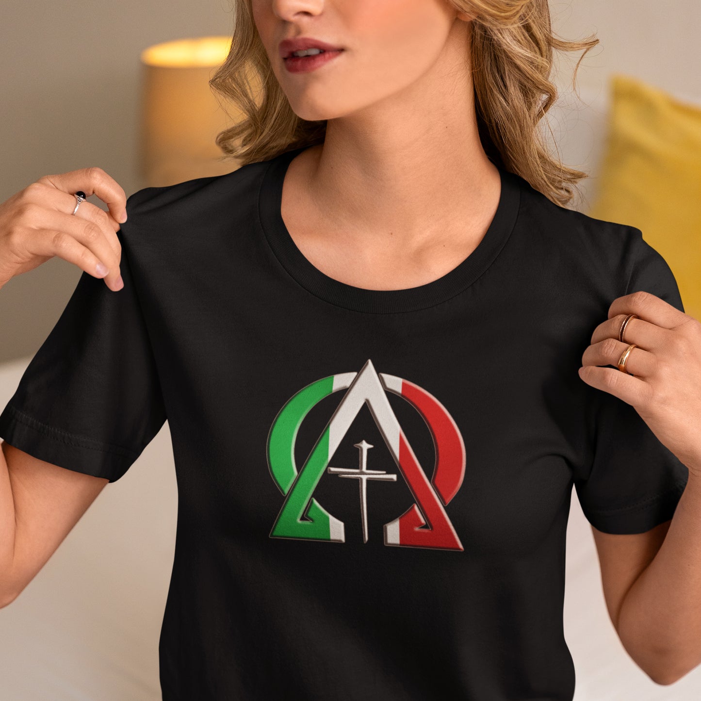 Alpha & Omega Italy Unisex Short Sleeve Tee