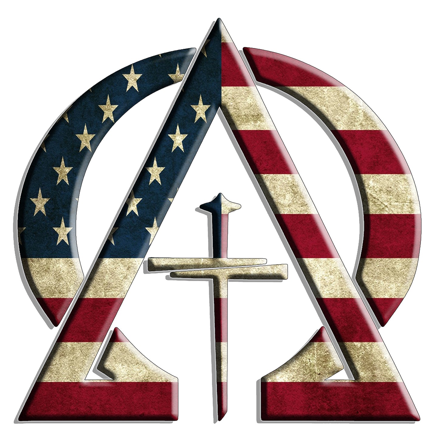 Alpha & Omega Vintage United States Of America Unisex Short Sleeve Tee