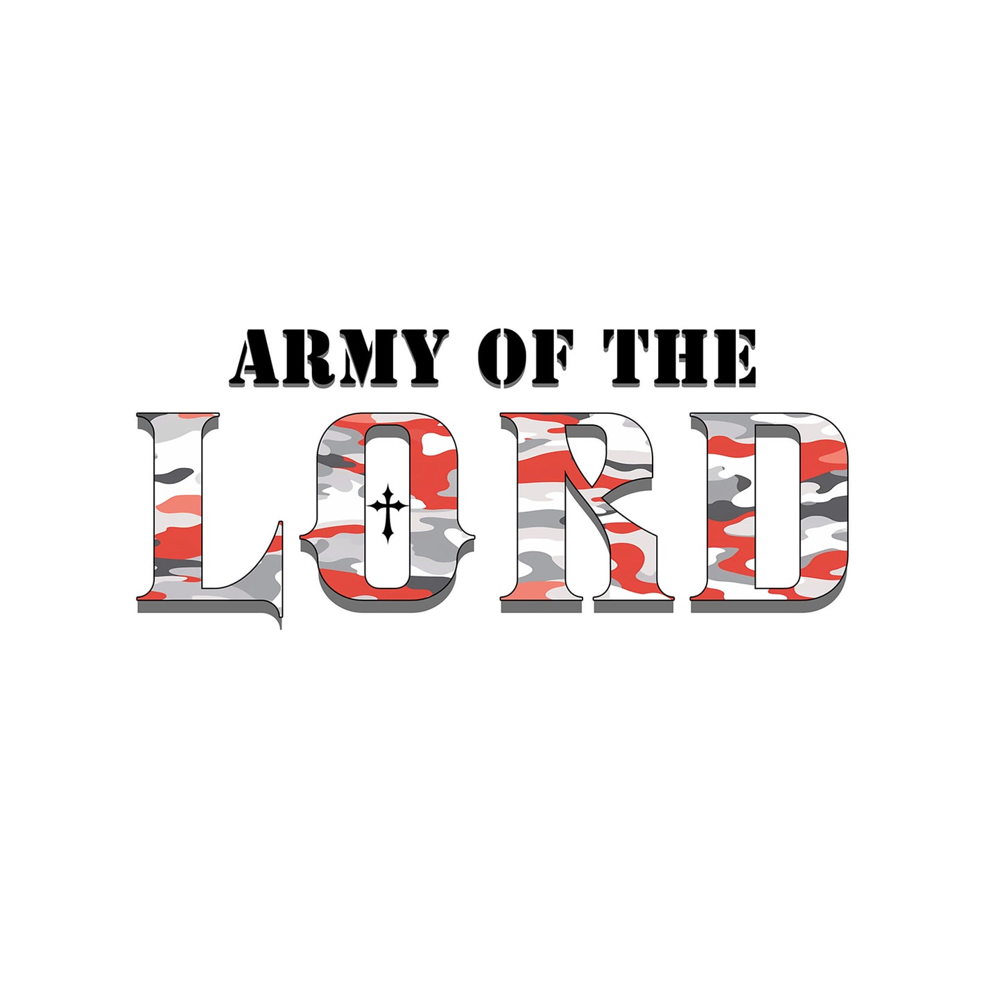 Red Camo Army of the Lord Unisex Heavy Blend™ Crewneck Sweatshirt