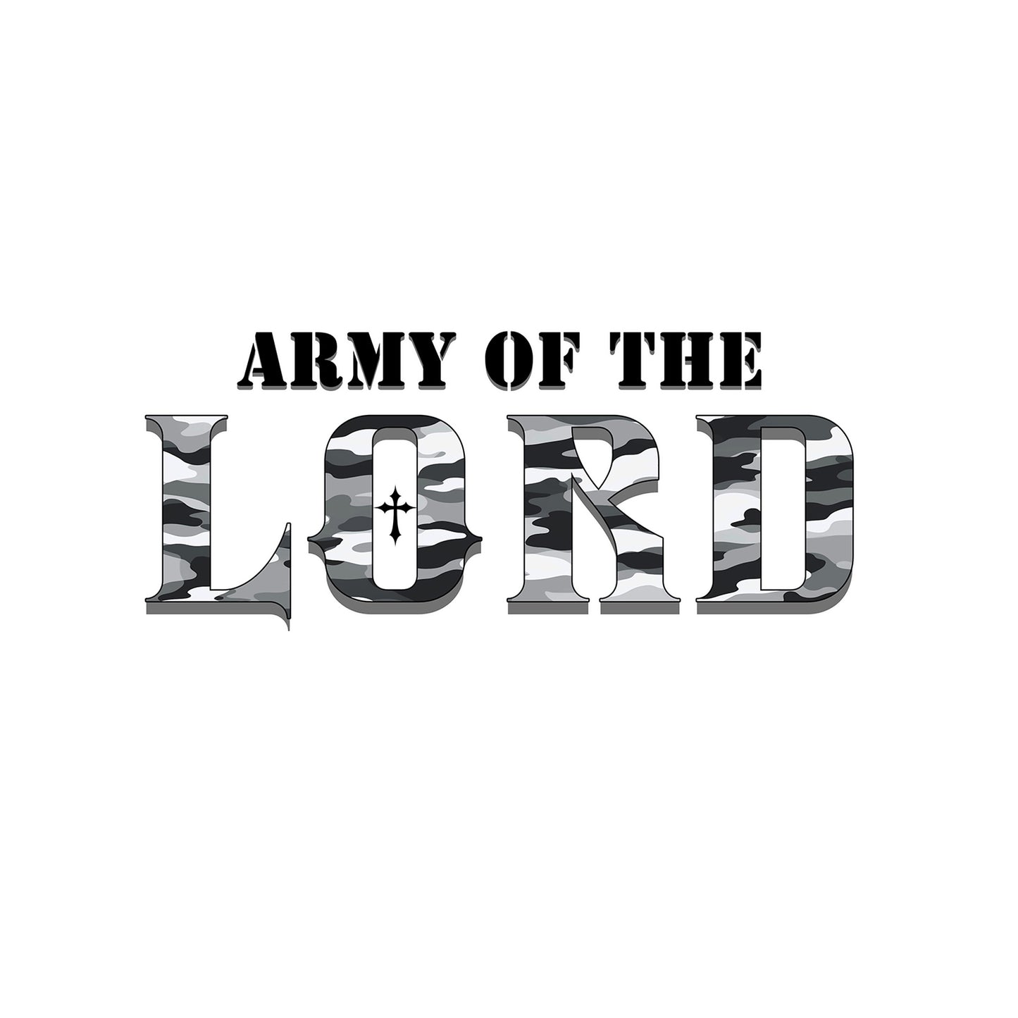 White Camo Army of the Lord Unisex Heavy Blend™ Crewneck Sweatshirt
