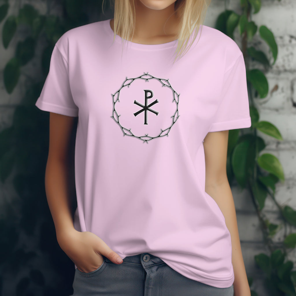 Circle of Thorns & Chi-Rho Unisex Jersey Short Sleeve Tee