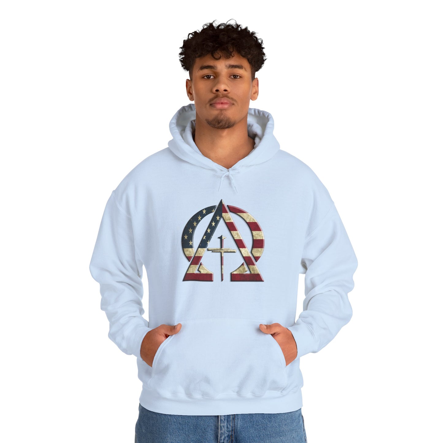 Alpha & Omega USA Vintage Unisex Heavy Blend™ Hooded Sweatshirt