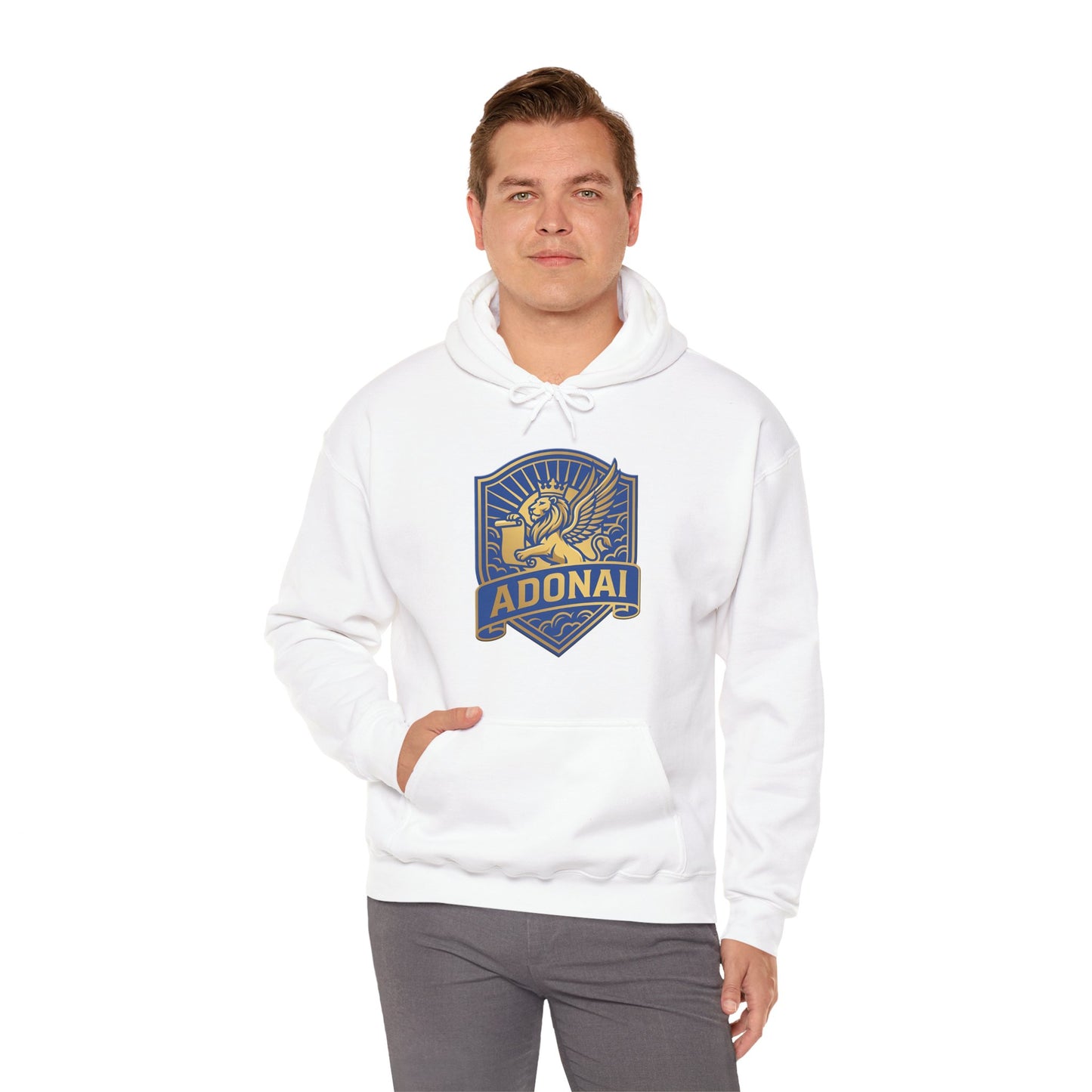 ADONAI Lion Unisex Heavy Blend™ Hooded Sweatshirt