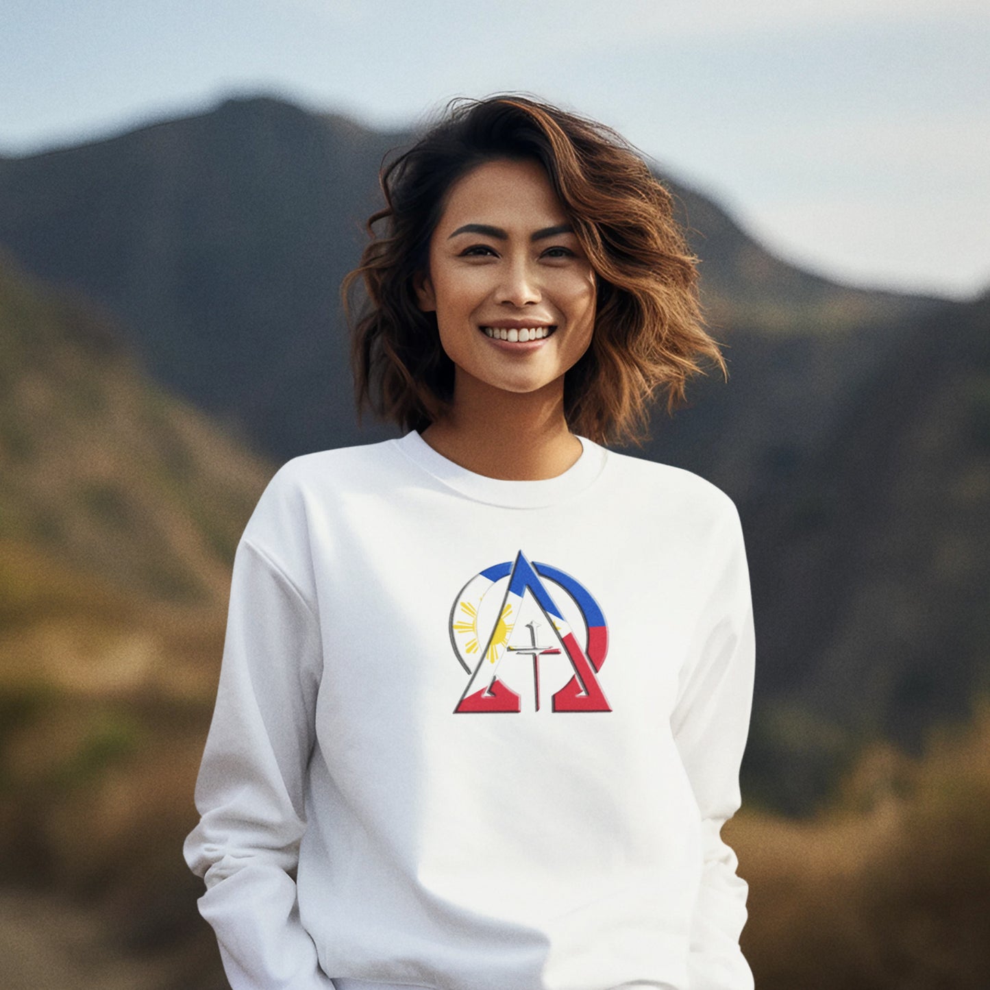 Alpha & Omega Philippines Unisex Heavy Blend™ Crewneck Sweatshirt