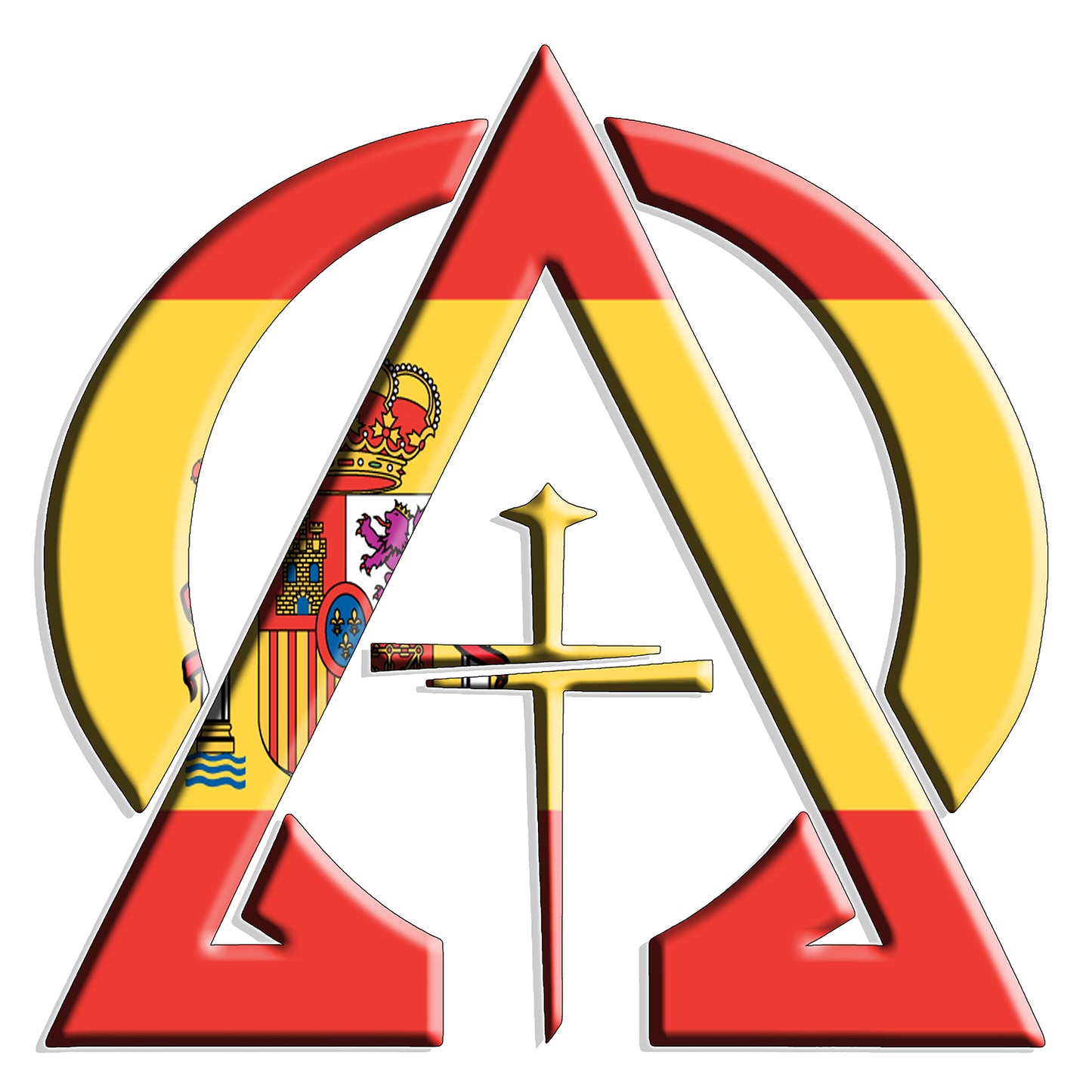 Alpha & Omega Spain Unisex Heavy Blend™ Hooded Sweatshirt