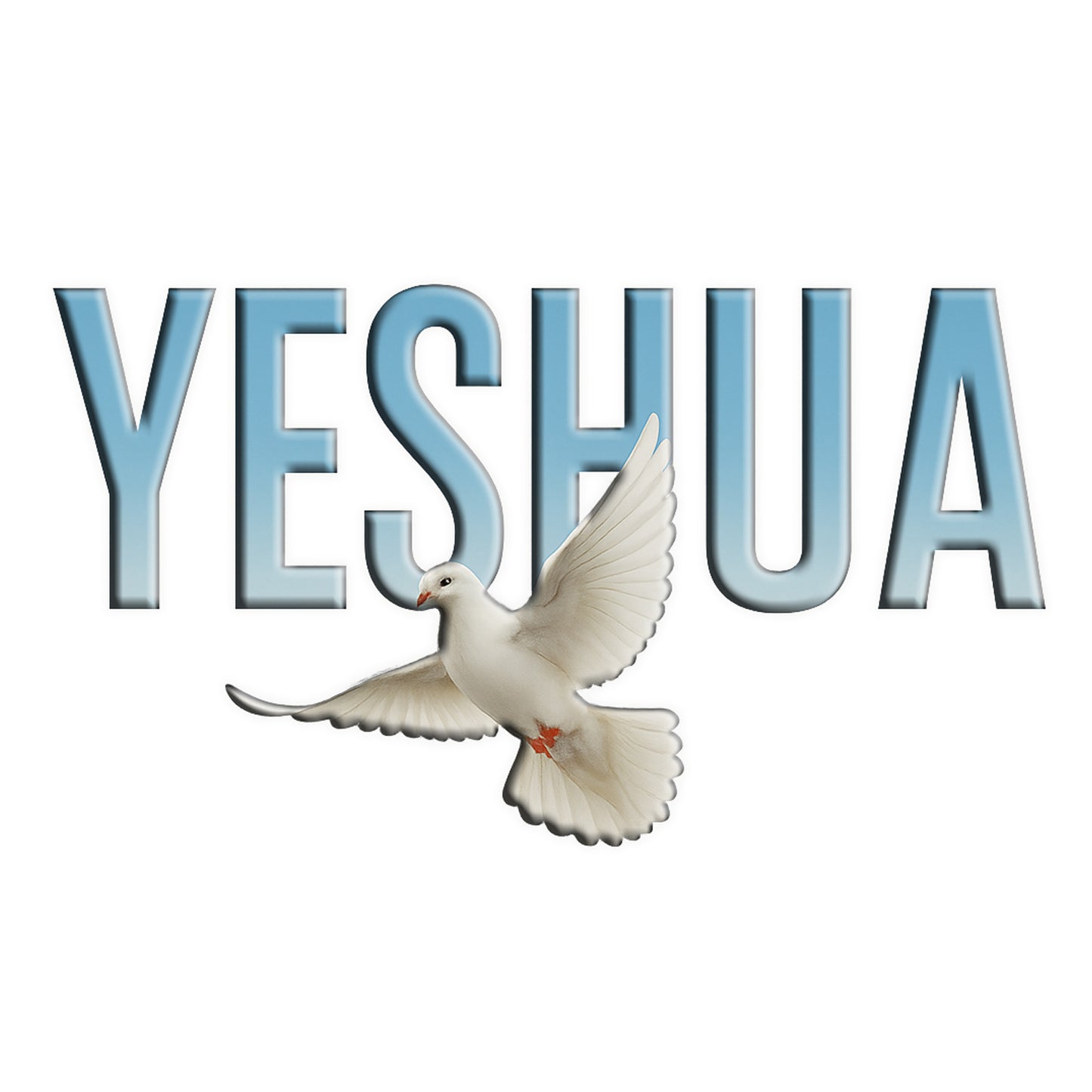 Yeshua With Holy Spirit Dove Unisex Christian T-shirt