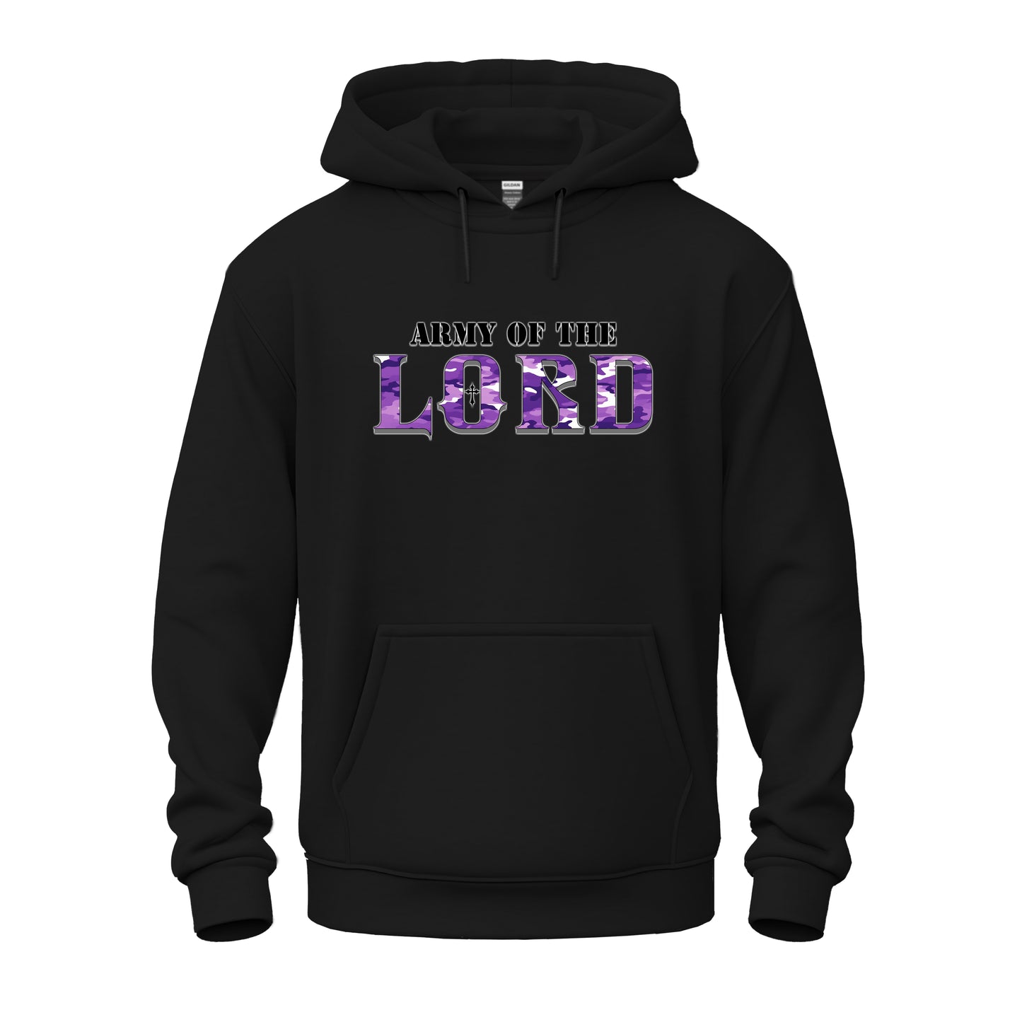 Army Of The Lord Purple Camo Unisex Heavy Blend™ Hooded Sweatshirt