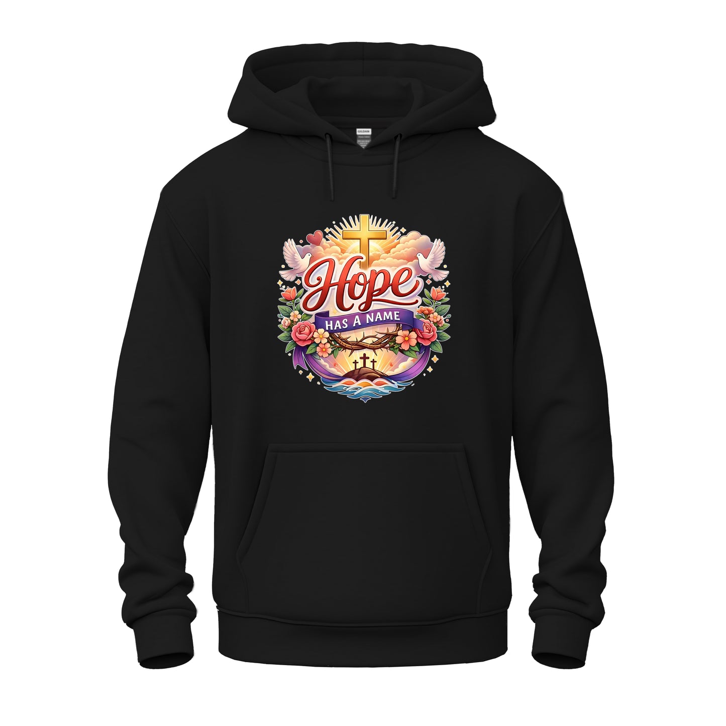 Hope Has A Name Nature Edition Christian Unisex Heavy Blend™ Hooded Sweatshirt