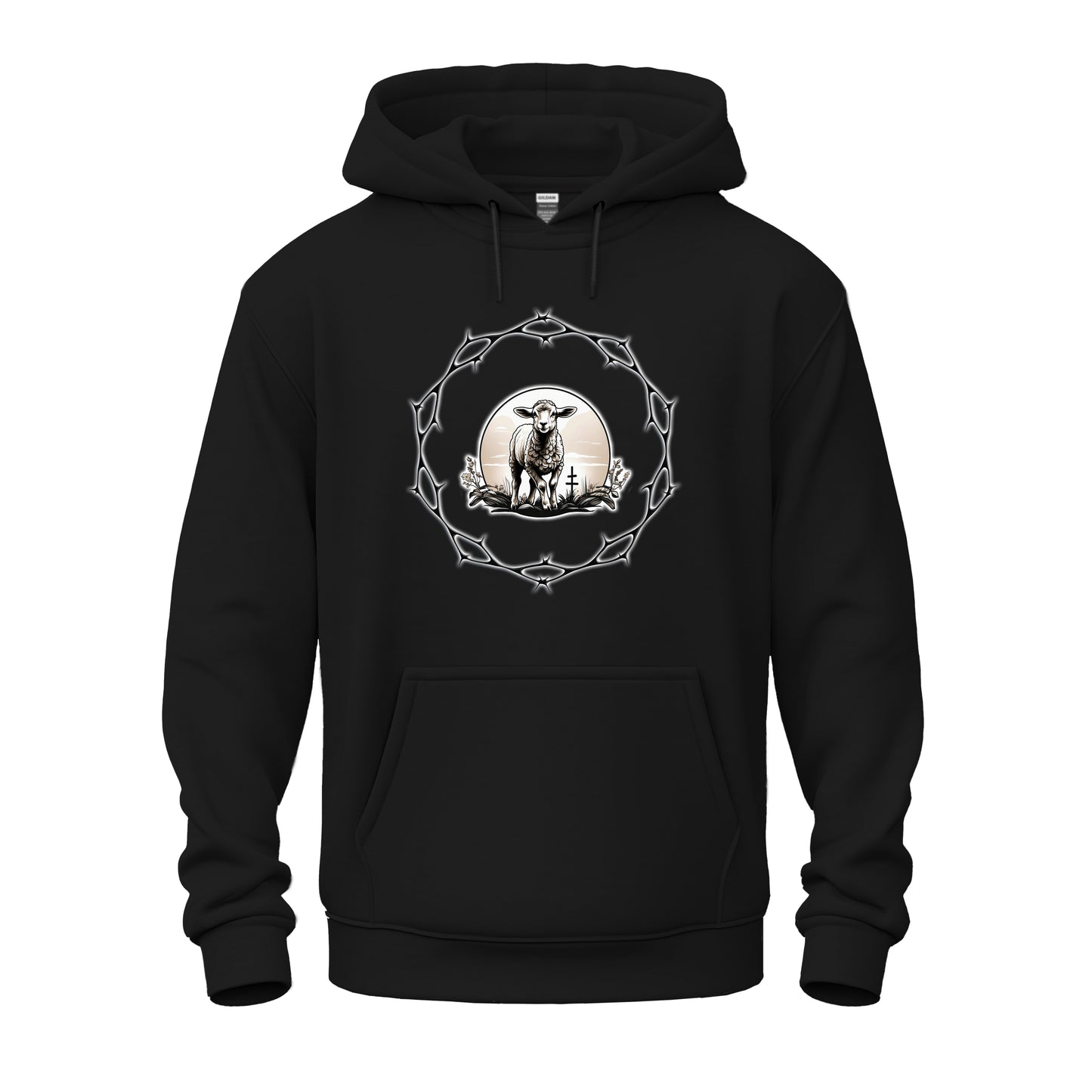 Circle of Thorn with Lamb logo Unisex Heavy Blend™ Hooded Sweatshirt