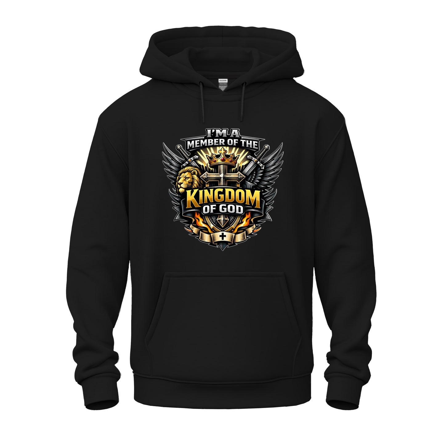 Bold & Warrior-Driven Member of the Kingdom of God Unisex Heavy Blend™ Hooded Sweatshirt