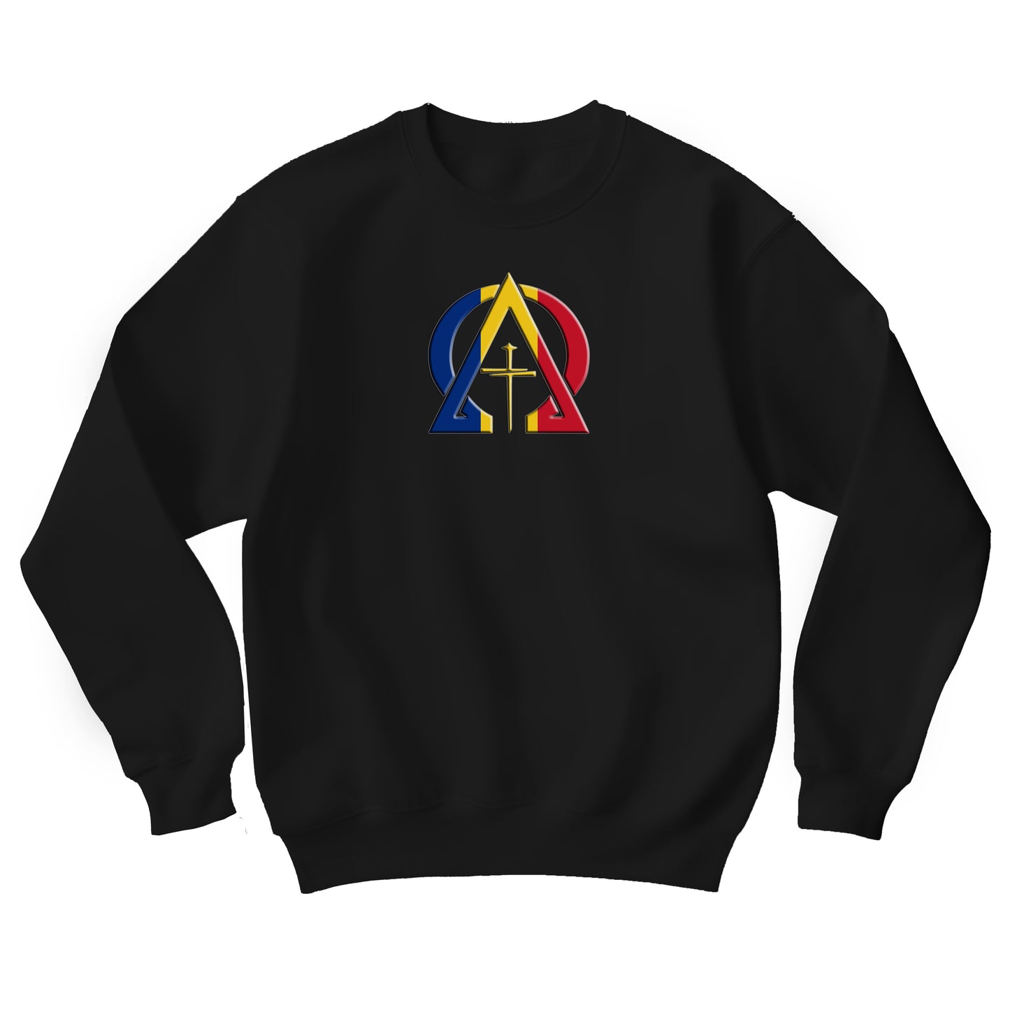 Alpha & Omega Romania Unisex Heavy Blend™ Crewneck Sweatshirt
