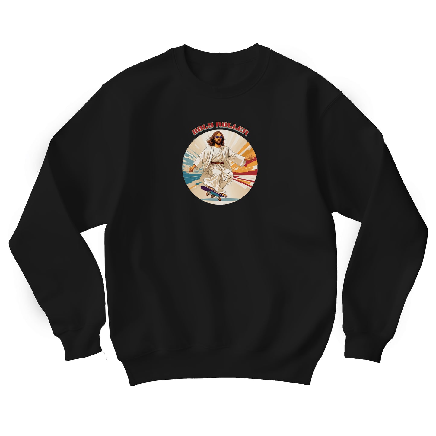 Holy Roller Jesus Unisex Heavy Blend™ Crewneck Sweatshirt