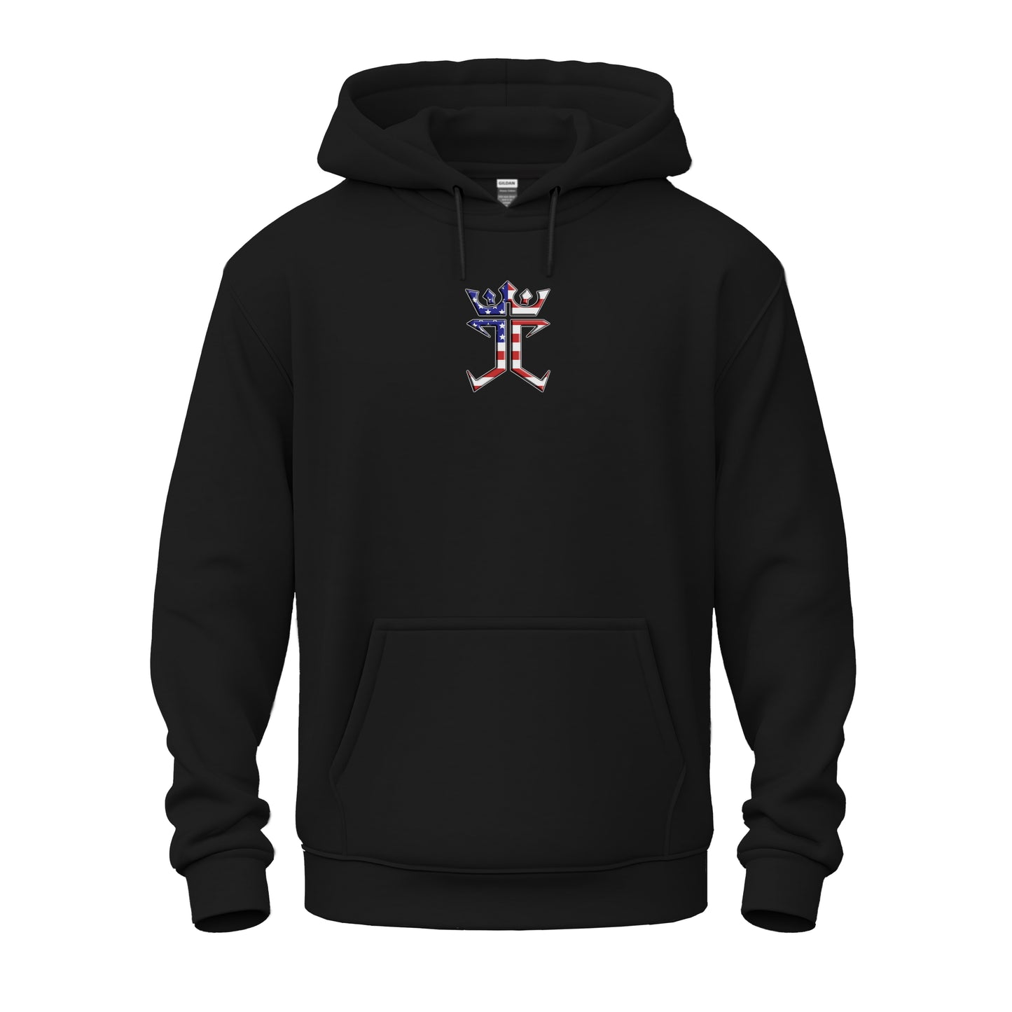 Jesus Christ is King USA logo Unisex Heavy Blend™ Hooded Sweatshirt