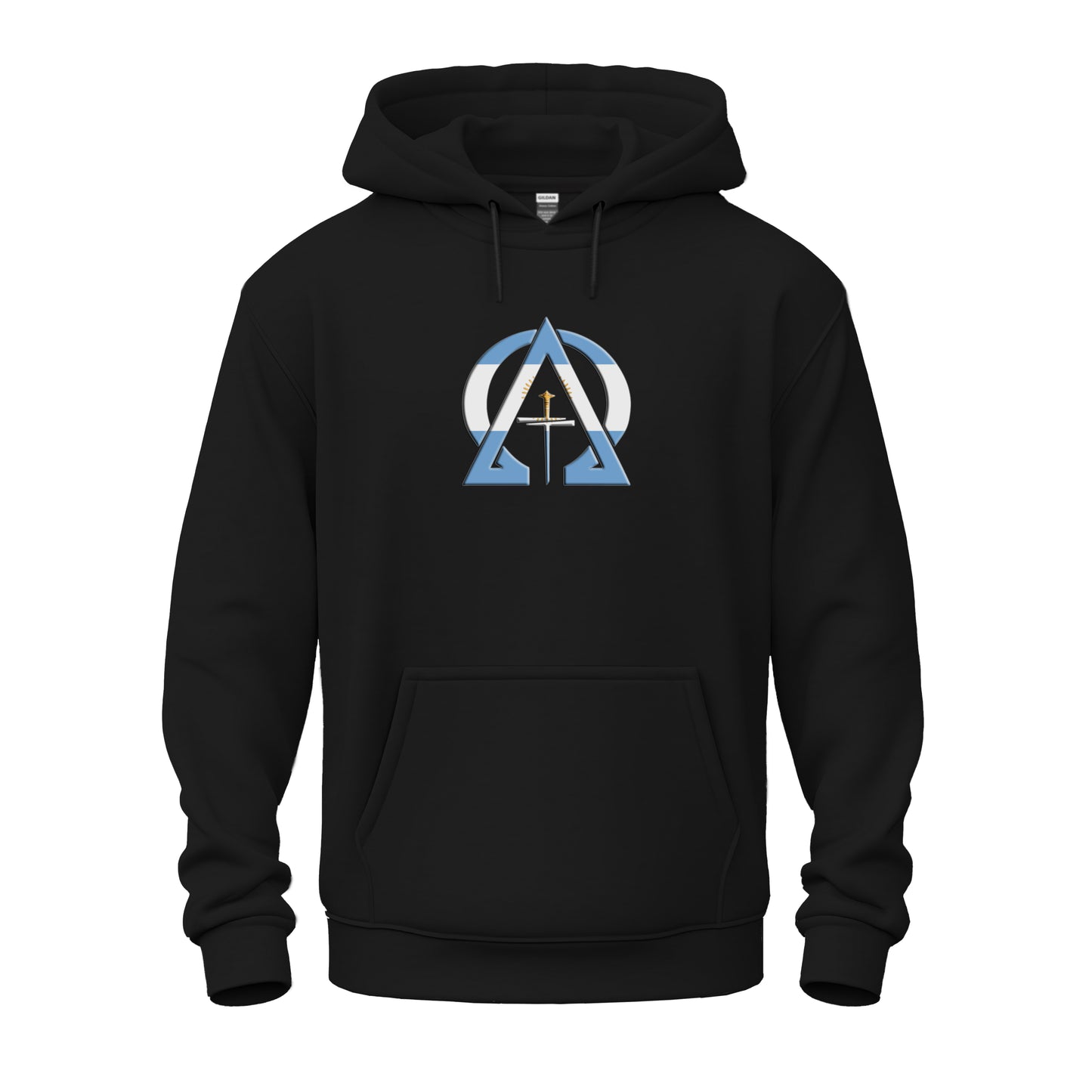 Alpha & Omega Argentina - Unisex Heavy Blend™ Hooded Sweatshirt