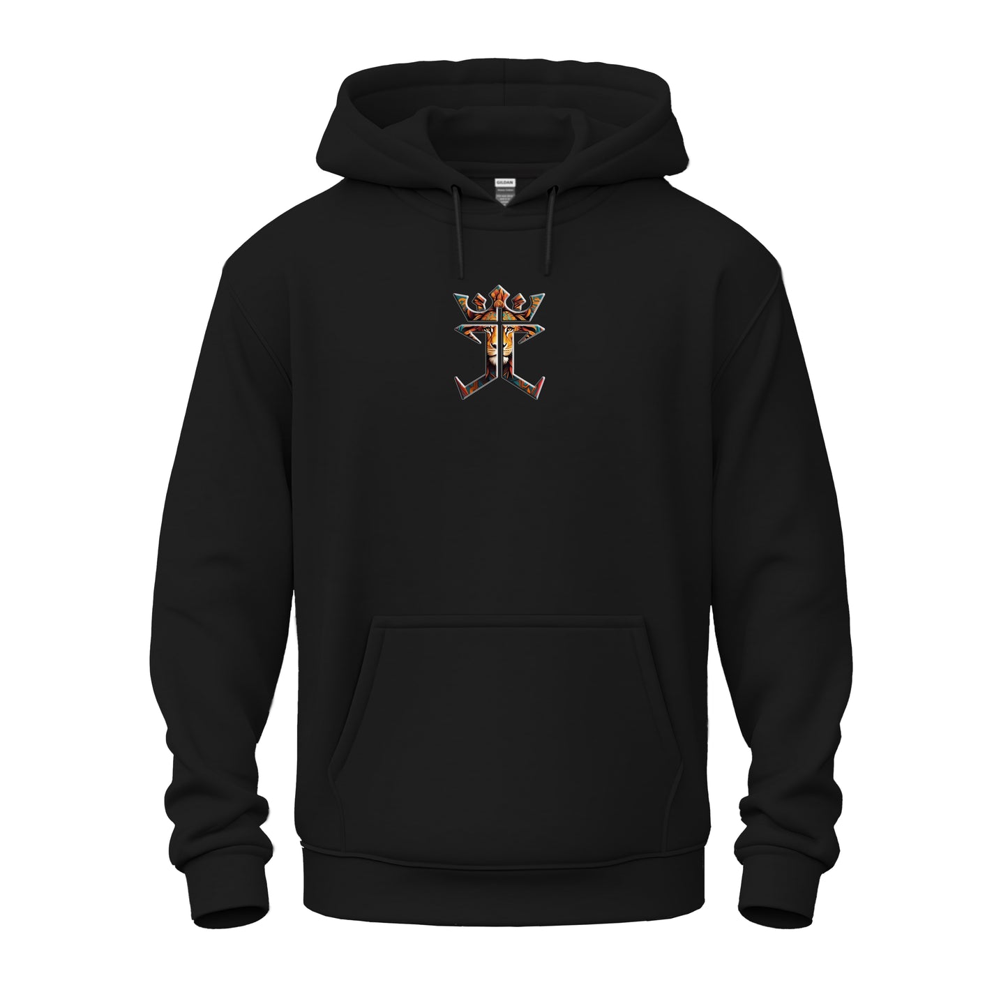 Jesus Christ Is King Lion Of Judah Logo Unisex Heavy Blend™ Hooded Sweatshirt