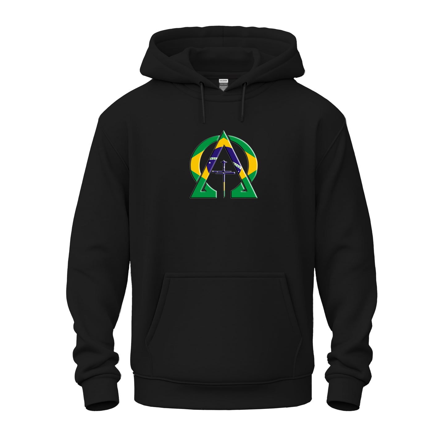 Alpha & Omega Brazil Unisex Heavy Blend™ Hooded Sweatshirt