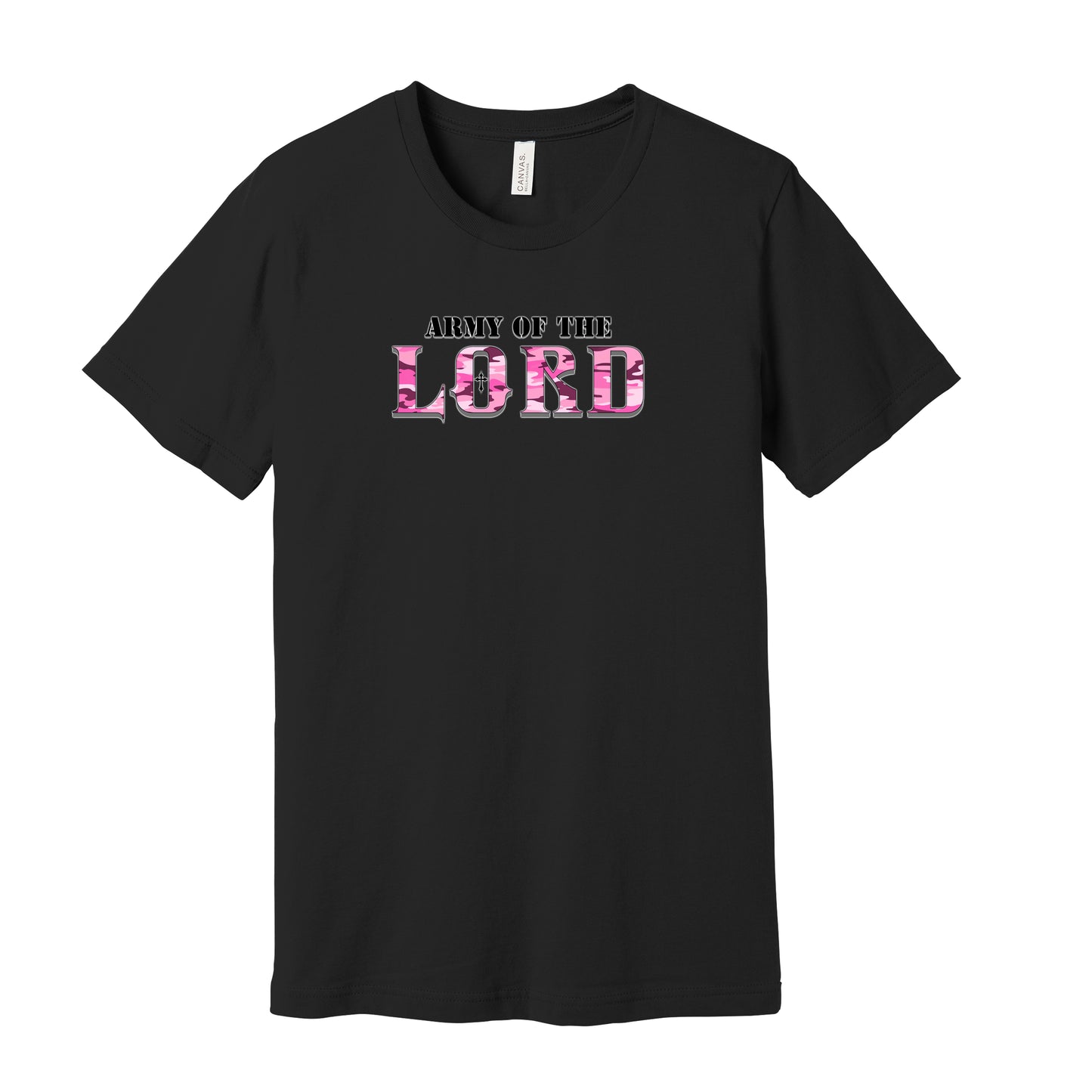 Pink Army Of The Lord Unisex Short Sleeve Tee