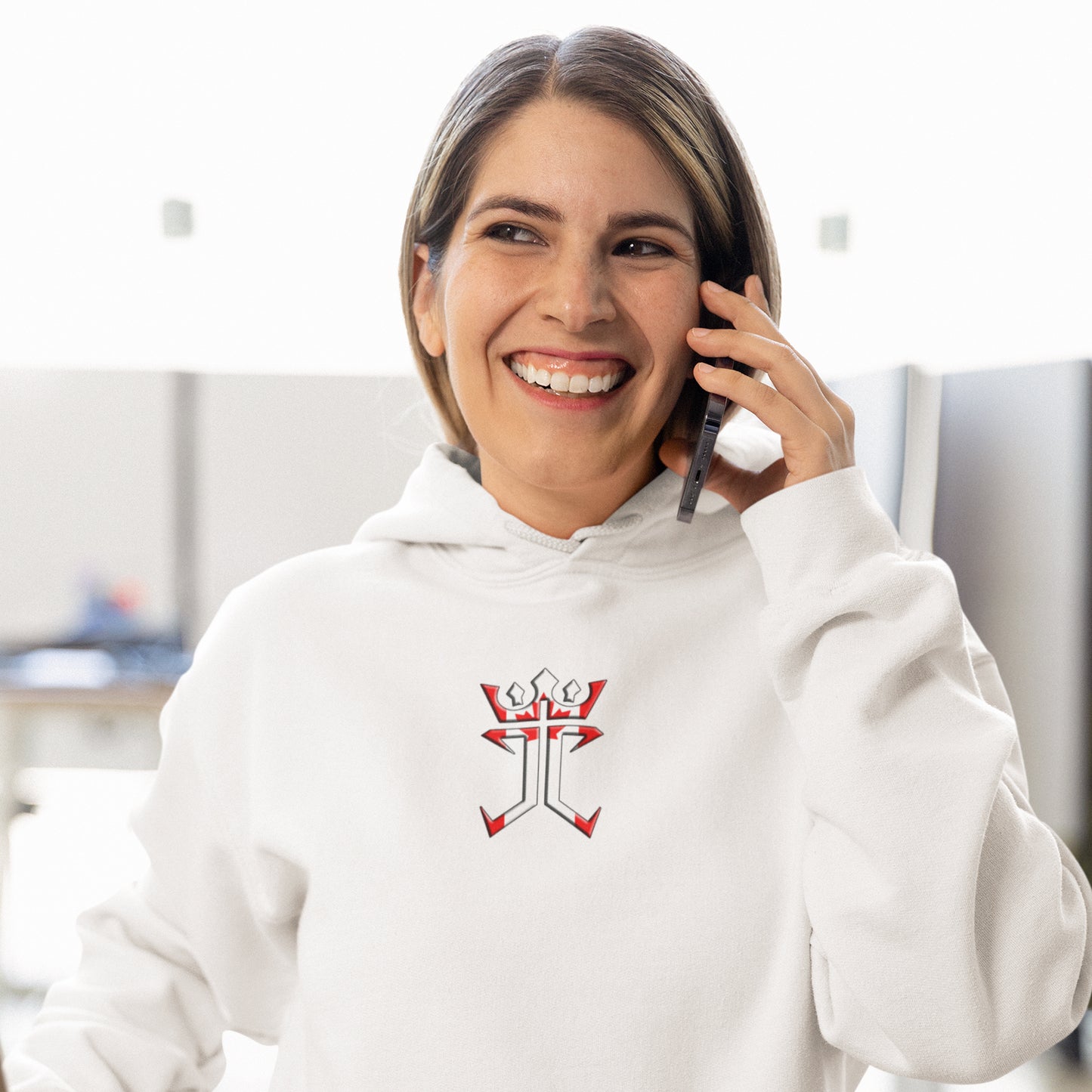 Jesus Christ Is King In Canada Unisex Heavy Blend™ Hooded Sweatshirt
