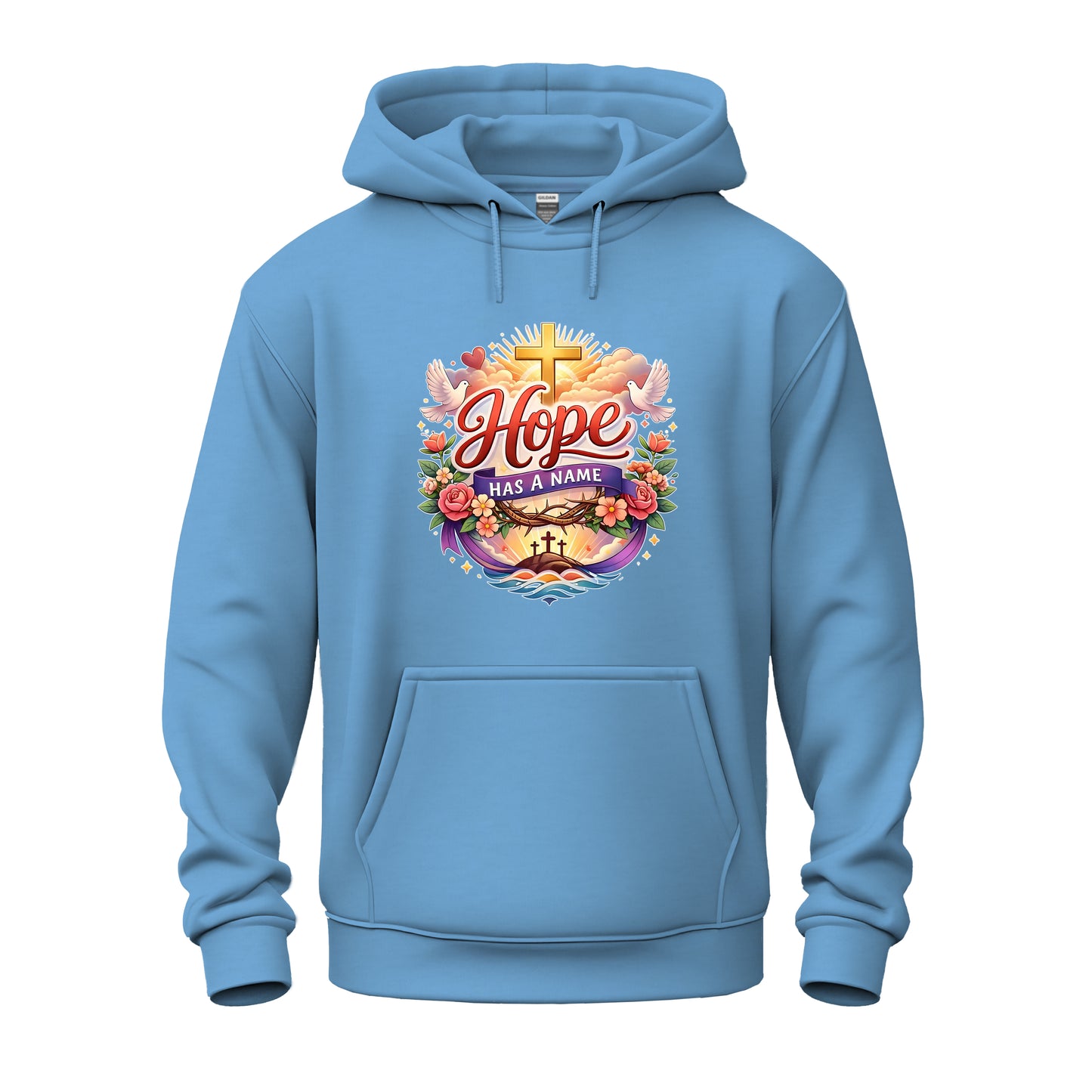 Hope Has A Name Nature Edition Christian Unisex Heavy Blend™ Hooded Sweatshirt