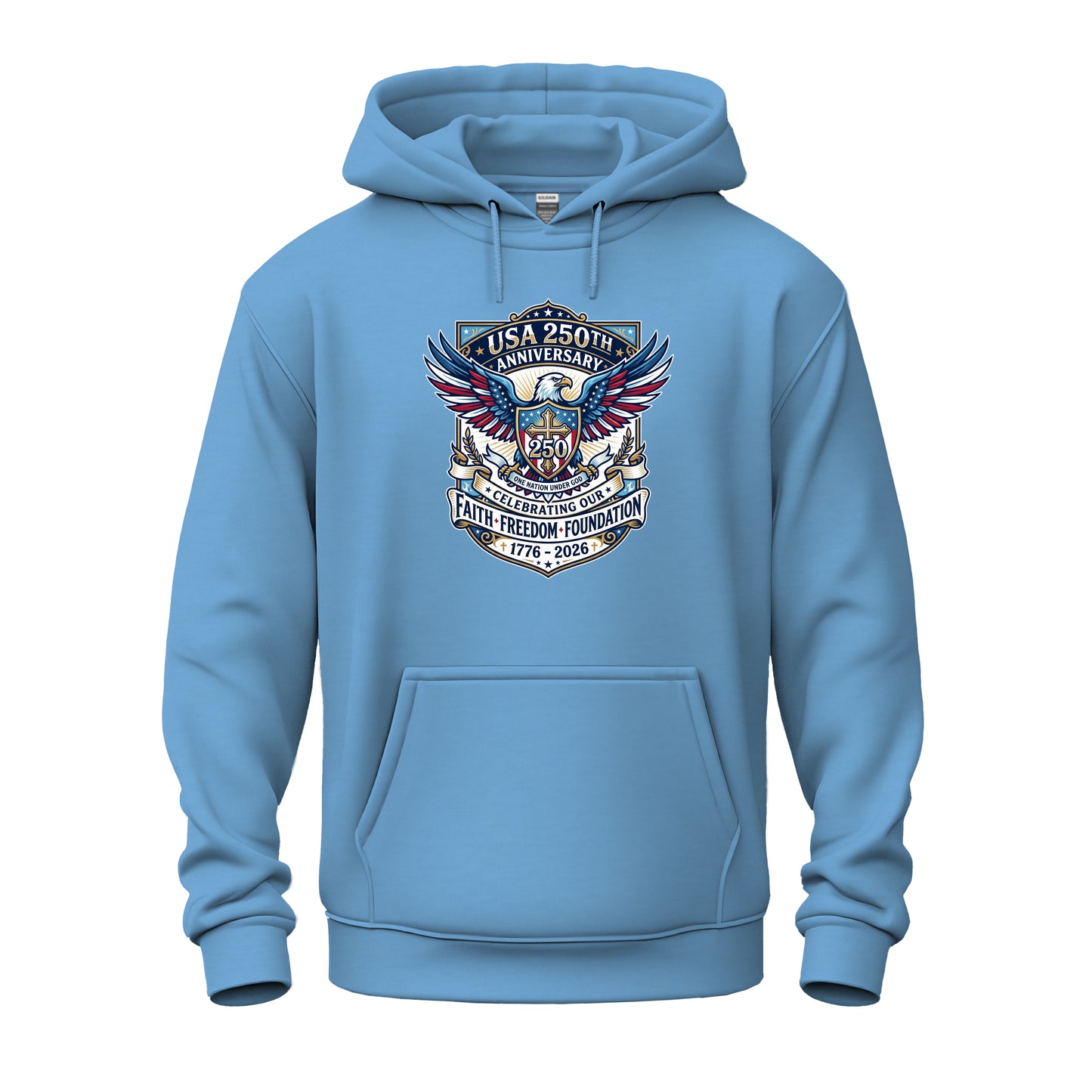250 Years, One Nation Under God Unisex Heavy Blend™ Hooded Sweatshirt