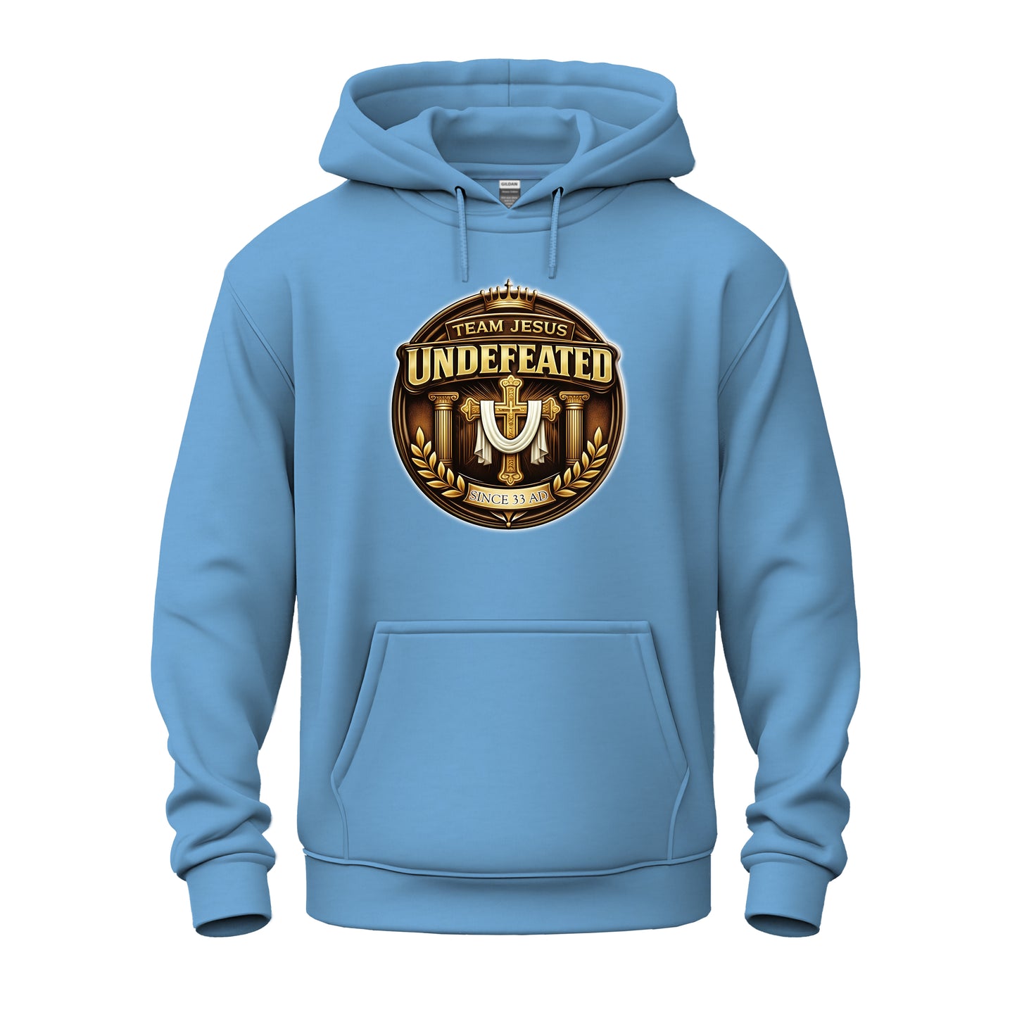 Team Jesus, Undefeated Since 33 AD Unisex Heavy Blend™ Hooded Sweatshirt