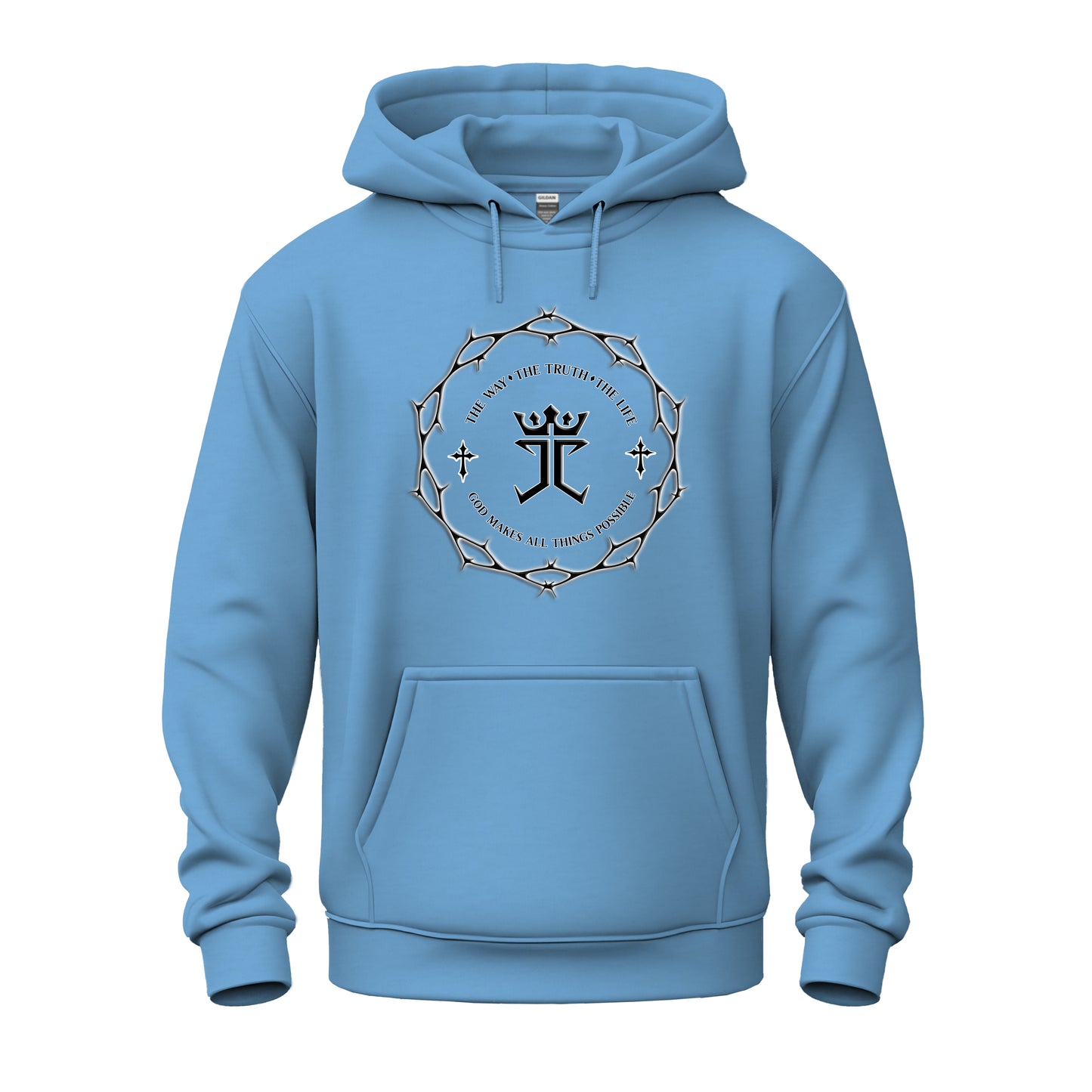 Jesus Christ's Crown of Thorns logo Unisex Heavy Blend™ Hooded Sweatshirt