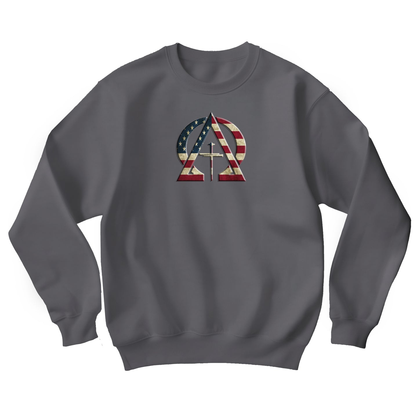 Alpha & Omega Vintage USA Unisex Heavy Blend™ Crewneck Sweatshirt