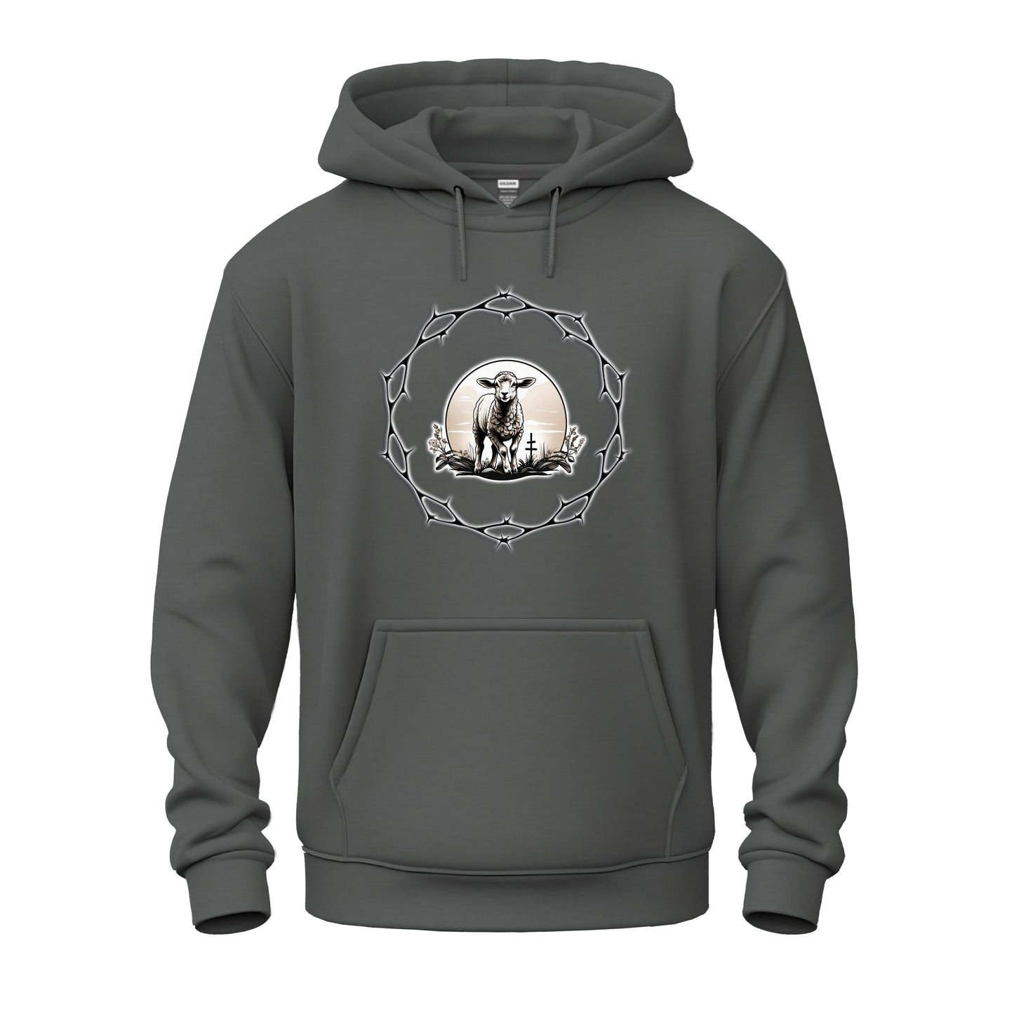 Circle of Thorn with Lamb logo Unisex Heavy Blend™ Hooded Sweatshirt