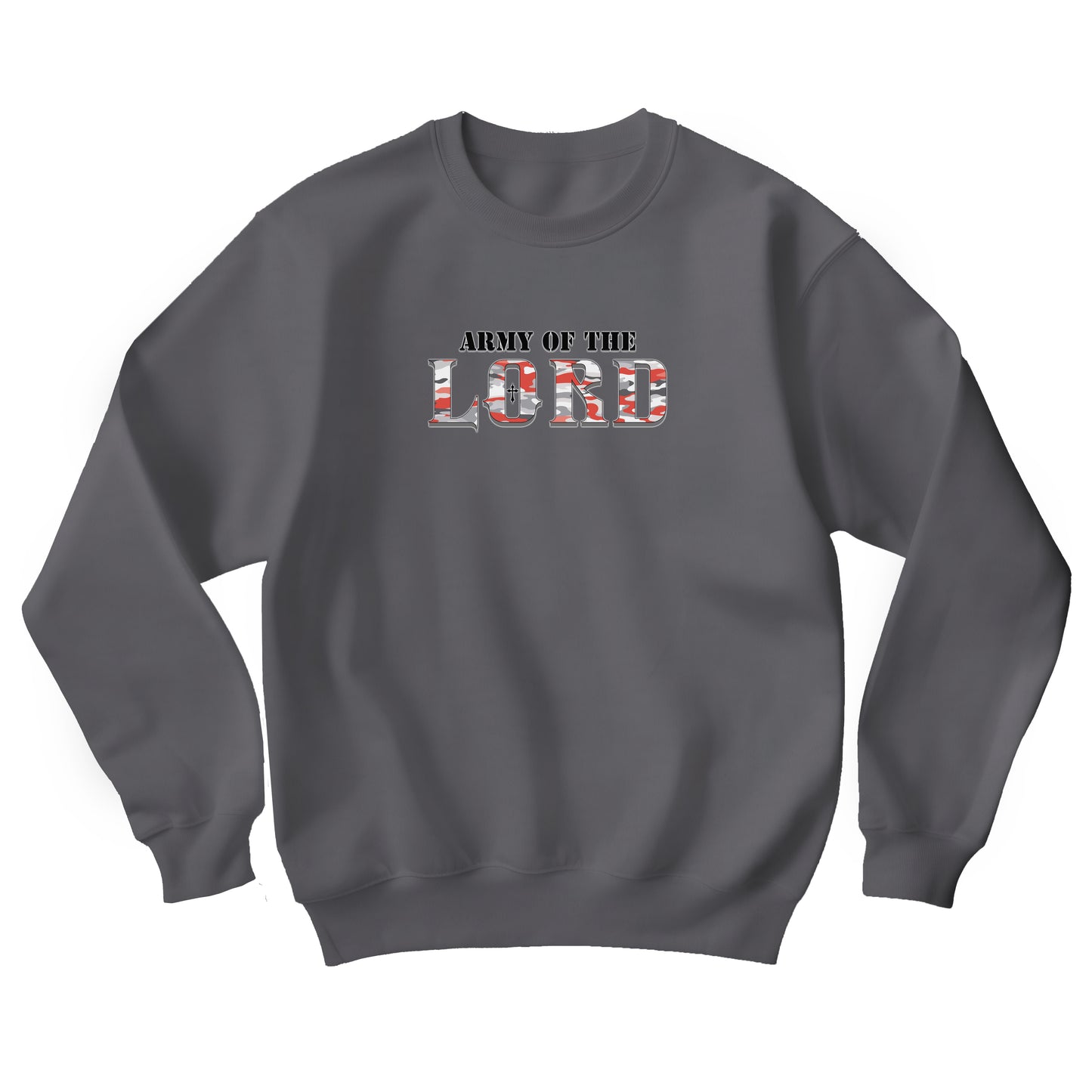 Red Camo Army of the Lord Unisex Heavy Blend™ Crewneck Sweatshirt